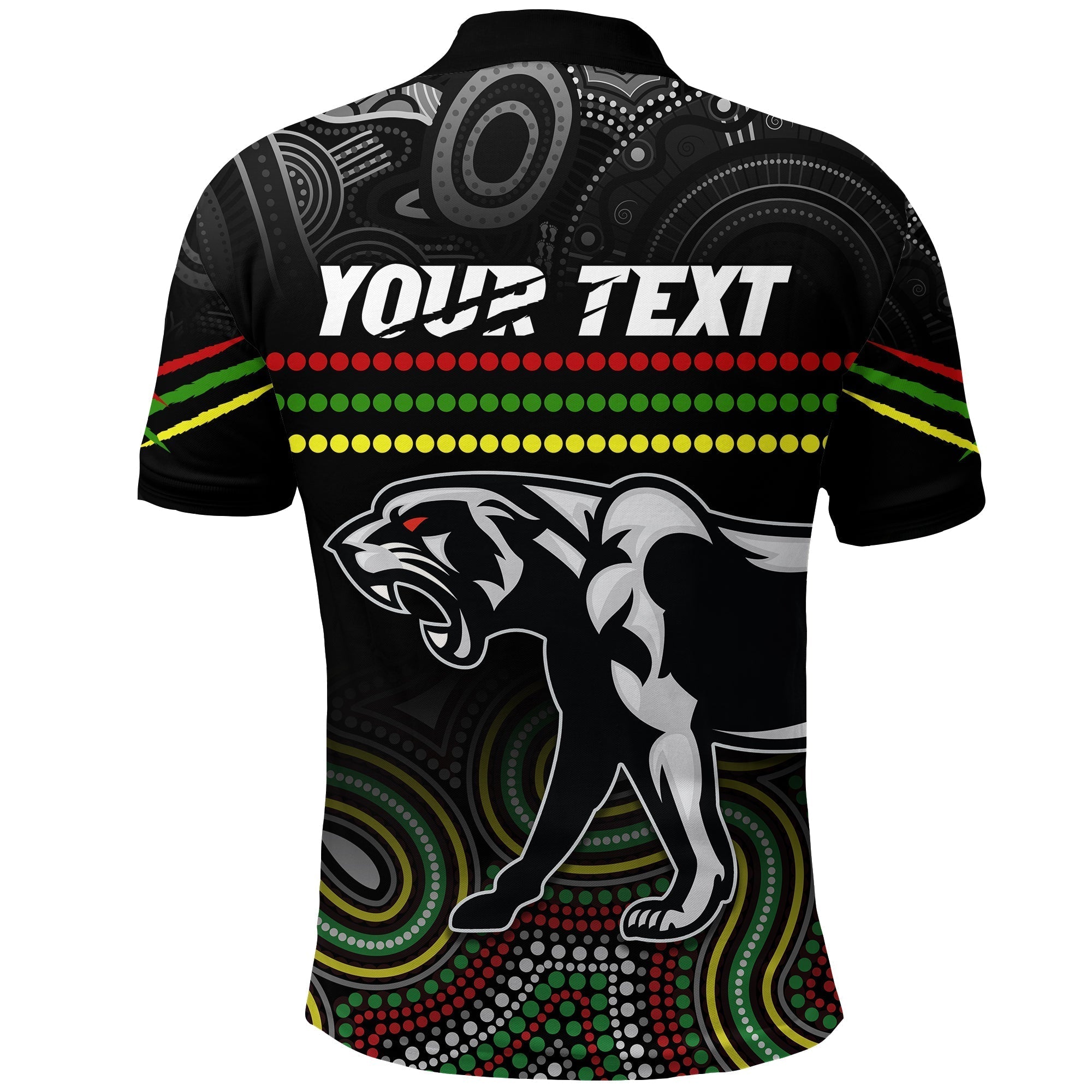 (Custom Personalised) Panthers Indigenous Polo Shirt Premiers Penrith Champion - Vibe Hoodie Shop