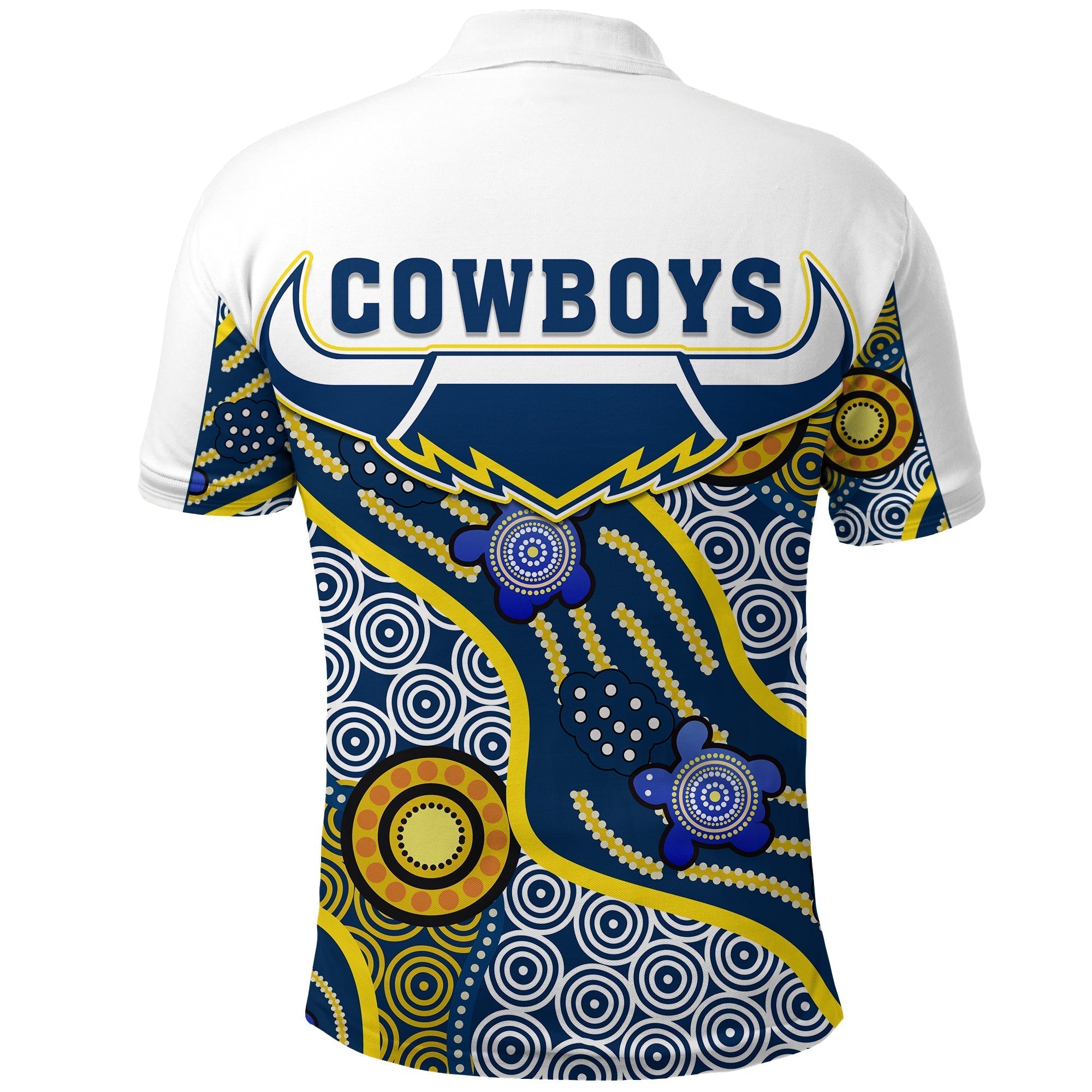 (Custom Personalised) Cowboys Polo Shirt North Queensland Indigenous - Vibe Hoodie Shop
