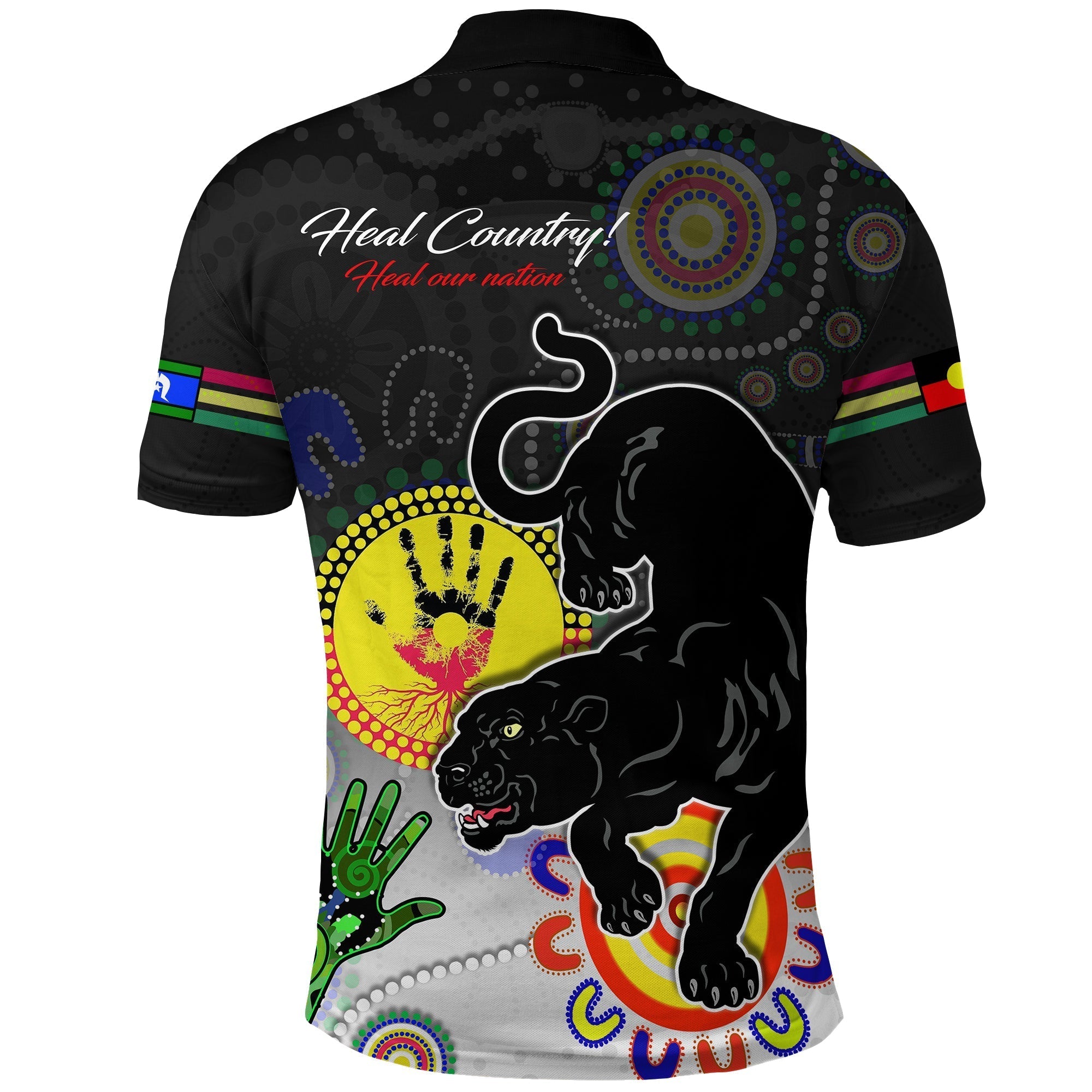 (Custom Personalised) NAIDOC Panthers 2021 Polo Shirt Health Life - Vibe Hoodie Shop