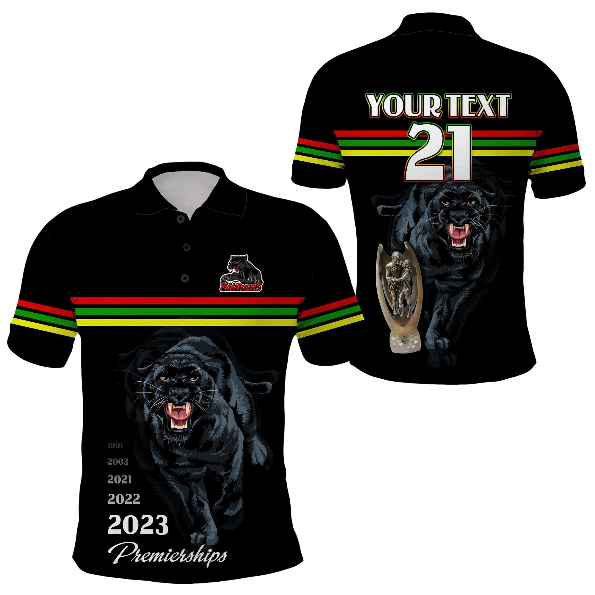 Custom Panther Premierships Go Champions 2023 Simple Style LT9 - Vibe Hoodie Shop