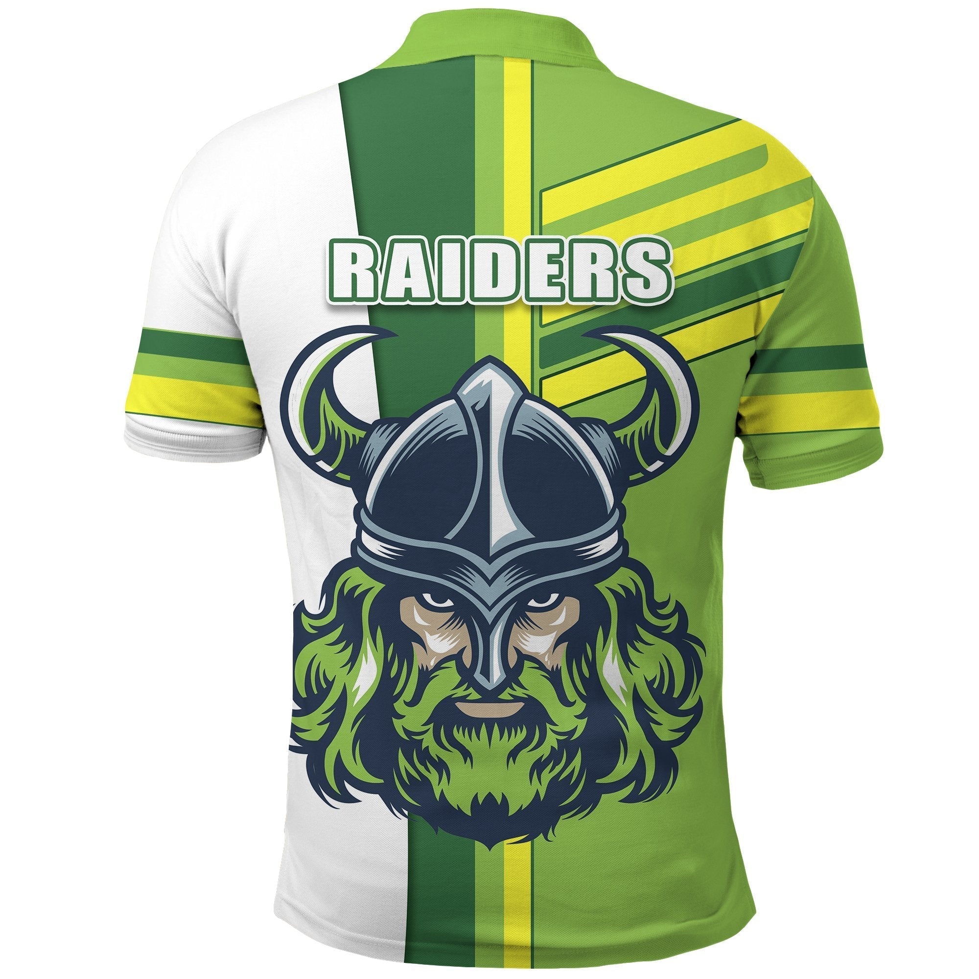 (Custom Personalised) Raiders Viking Polo Shirt Canberra Simple - Vibe Hoodie Shop