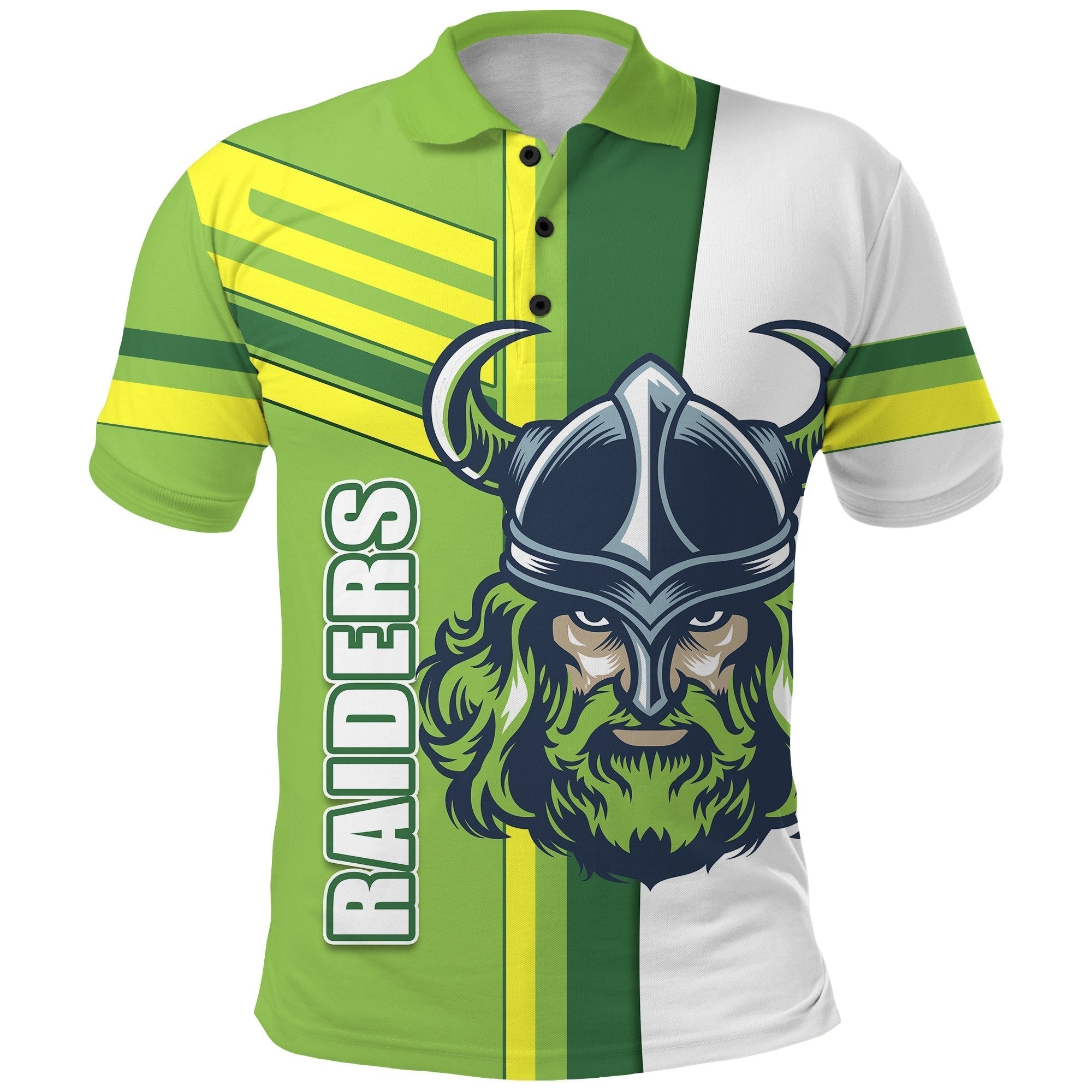 Raiders Viking Polo Shirt Canberra Simple - Vibe Hoodie Shop