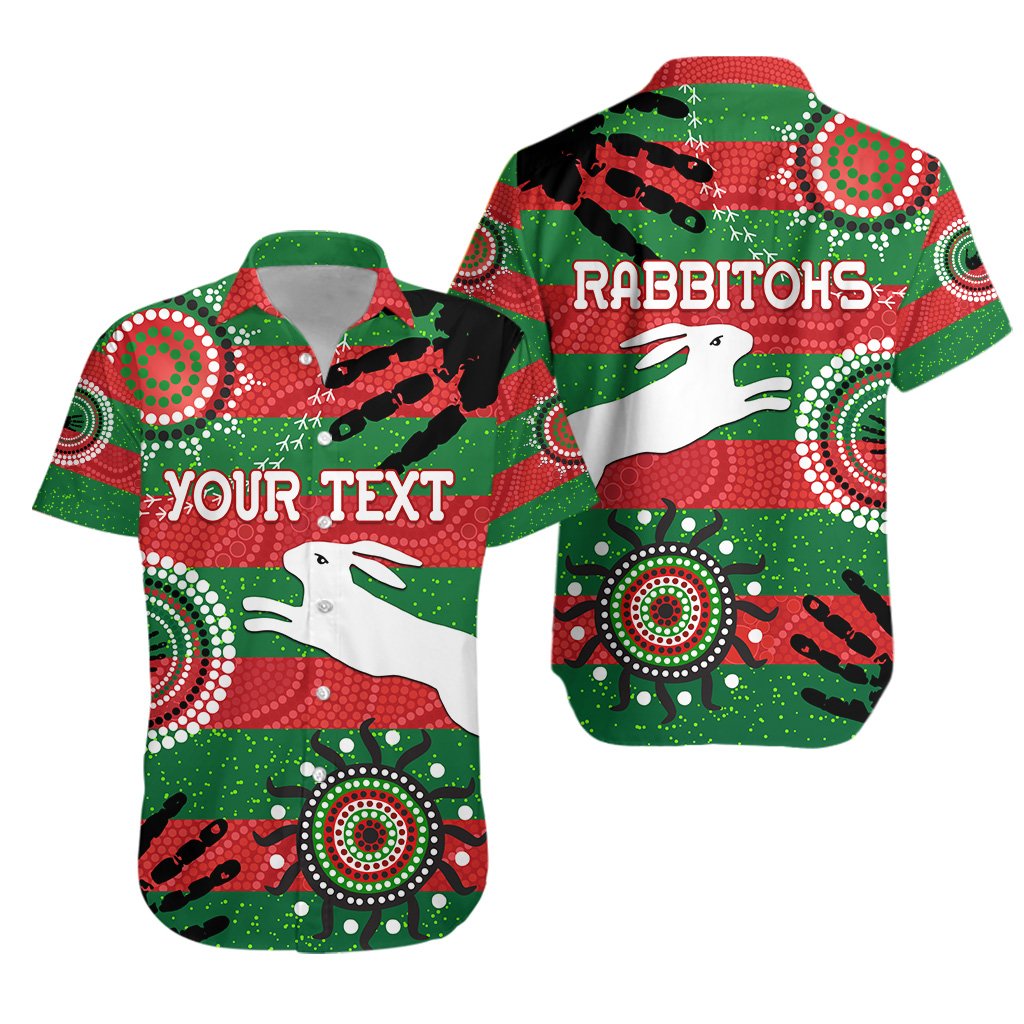 (Custom Personalised) South Sydney Rabbitohs Indigenous Hawaiian Shirt Country Style No.1 - Vibe Hoodie Shop