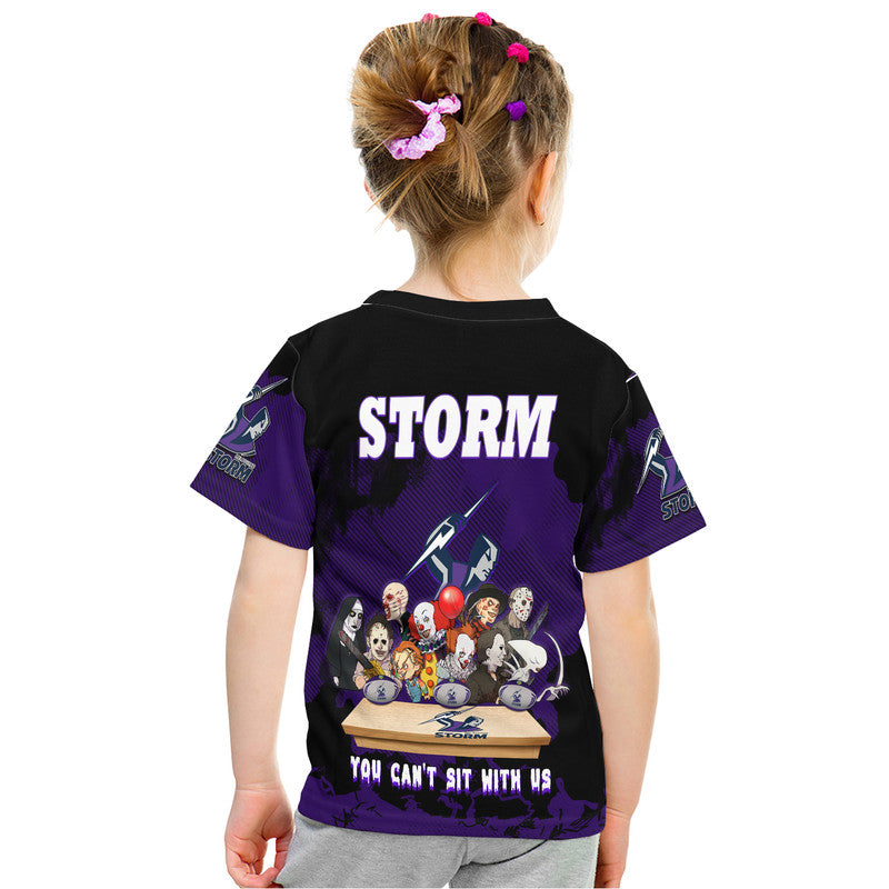 Melbourne Storm T Shirt You Cant Sit With Us Horror Movies Characters LT9 - Vibe Hoodie Shop