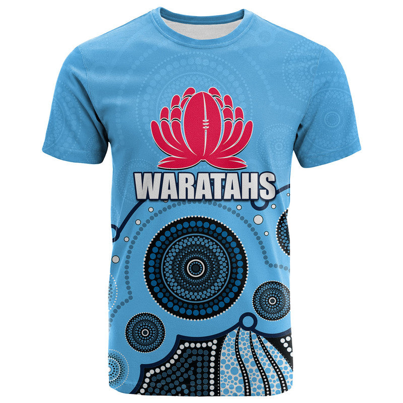 (Custom Personalised And Number) NSW WARATAHS T Shirt Aboriginal - Vibe Hoodie Shop