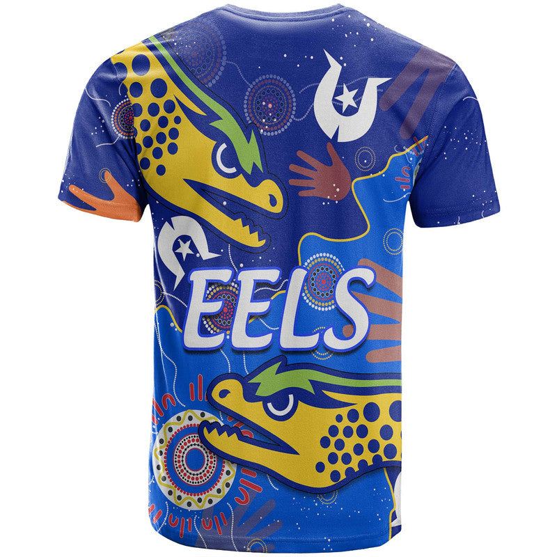 Parramatta Eels NAIDOC Week T Shirt Torres Strait Eels Aboriginal LT9 - Vibe Hoodie Shop