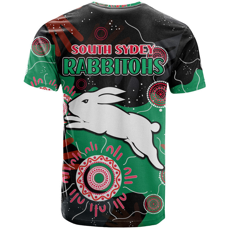 Rabbitohs Rugby NAIDOC 2023 T Shirt Torres Strait Aboriginal LT9 - Vibe Hoodie Shop