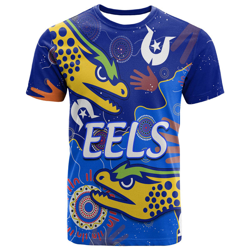 Parramatta Eels NAIDOC Week T Shirt Torres Strait Eels Aboriginal LT9 - Vibe Hoodie Shop