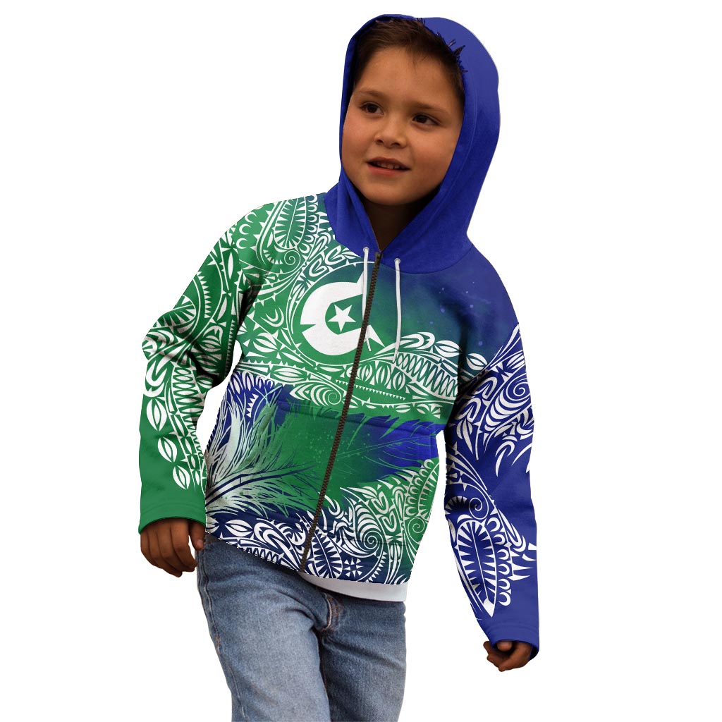 Torres Strait Islanders Kid Hoodie - Feather Torres Aether BN15T - Vibe Hoodie Shop