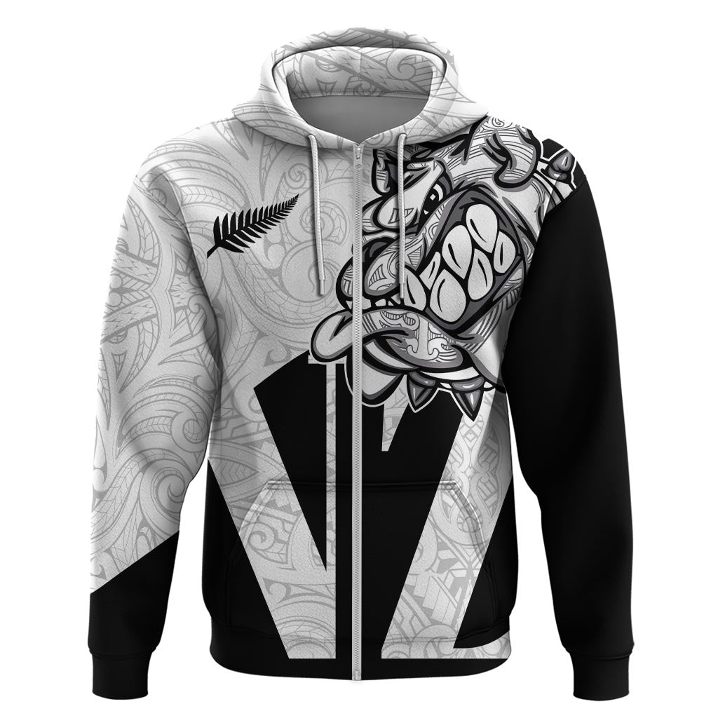 Aoteroa Bulldog Maori Hoodie - Vibe Hoodie Shop