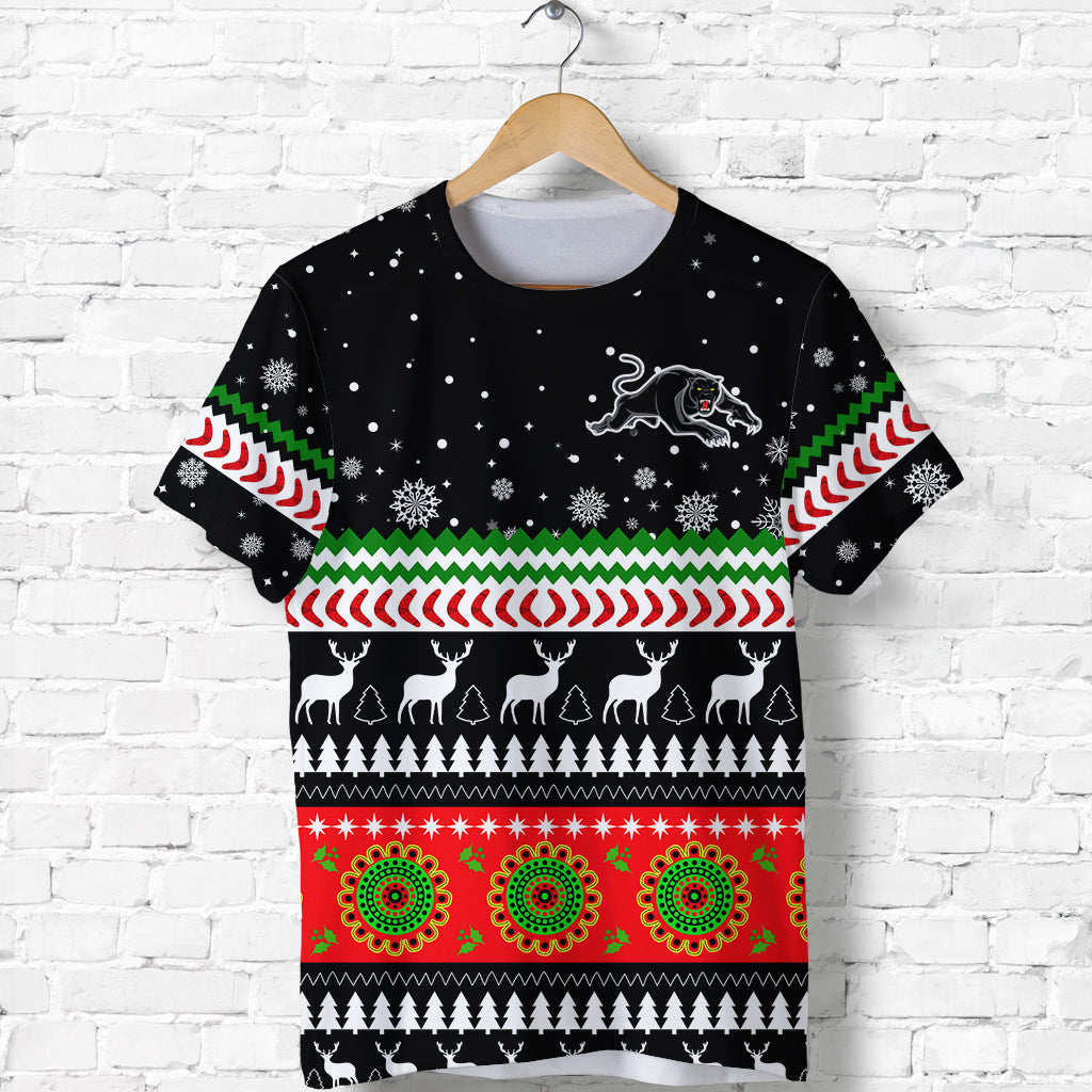 Panthers T shirt Penrith Christmas The Riff - Vibe Hoodie Shop