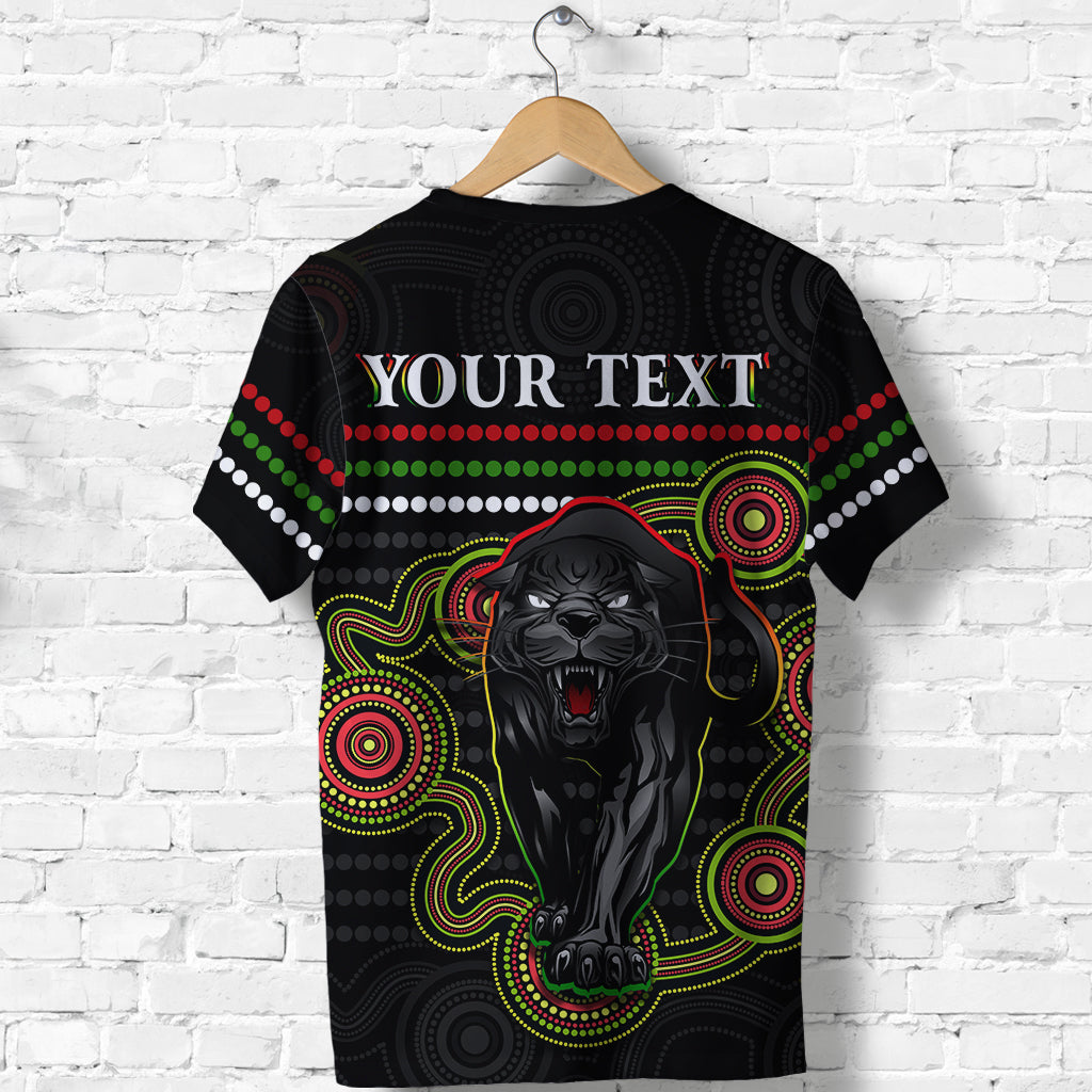 (Custom Personalised) Panthers Indigenous T shirt Version Black Alternate - Vibe Hoodie Shop