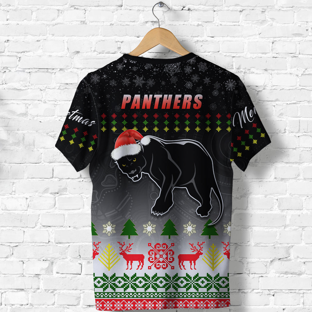 Penrith Panthers T shirt Merry Christmas 2021 Indigenous - Vibe Hoodie Shop