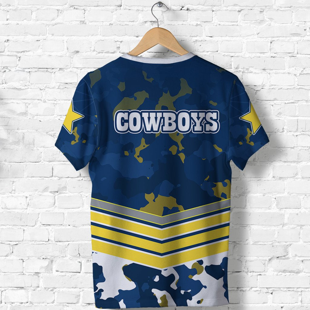 (Custom Personalised) Camouflage Cowboys ANZAC T shirt North Queensland - Vibe Hoodie Shop