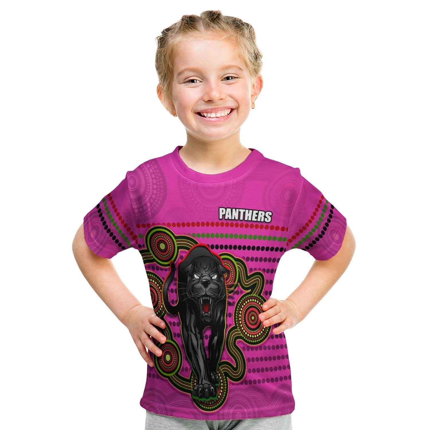 Panthers Indigenous T shirt Version Pink Alternate - Vibe Hoodie Shop