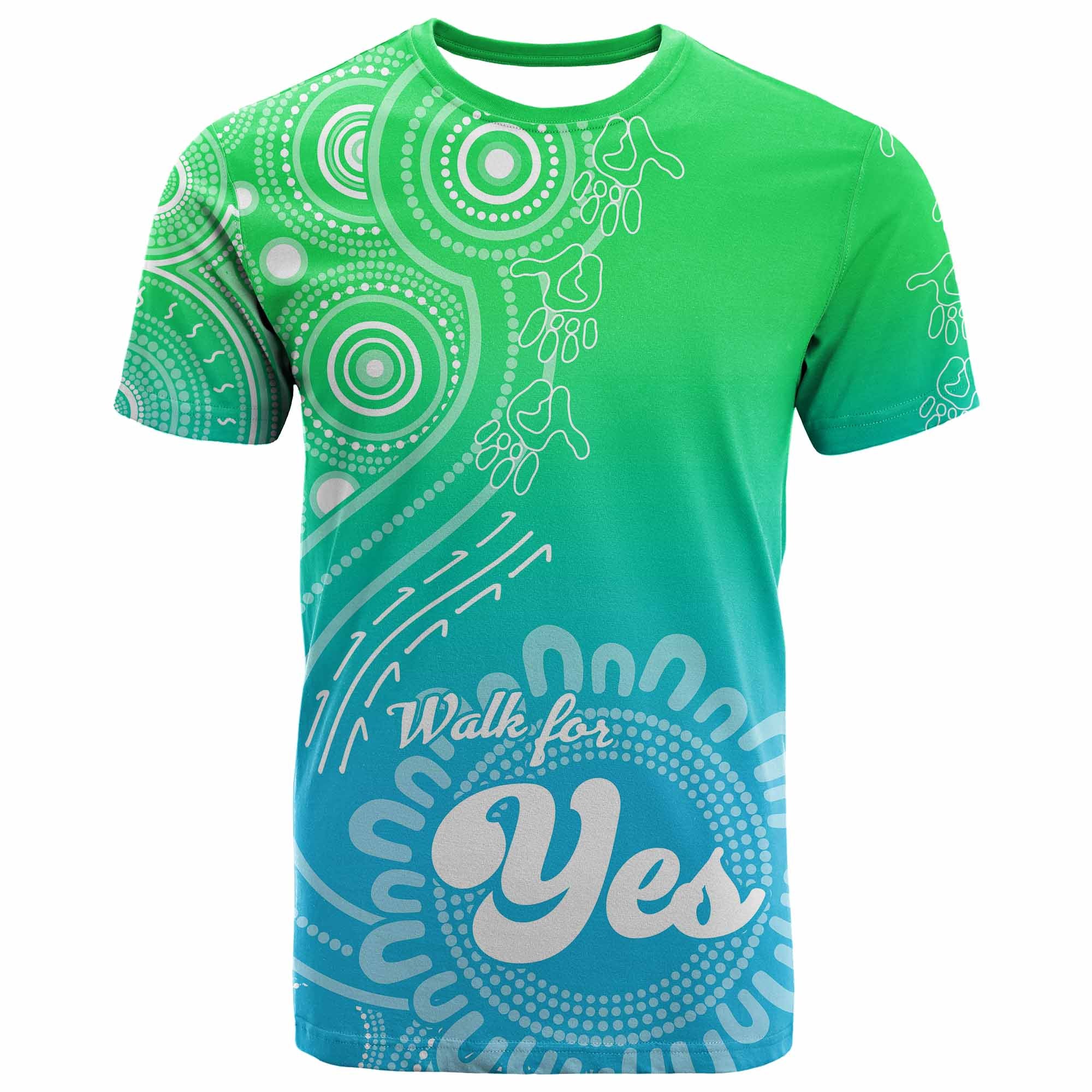 Personalised Australia Walk For Yes T Shirt Indigenous Voice 2023 Aboriginal Vibe LT9 - Vibe Hoodie Shop