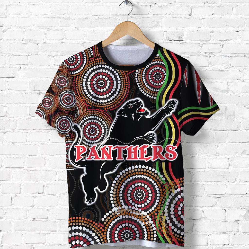 Panthers Black T shirt Indigenous Penrith Version - Vibe Hoodie Shop