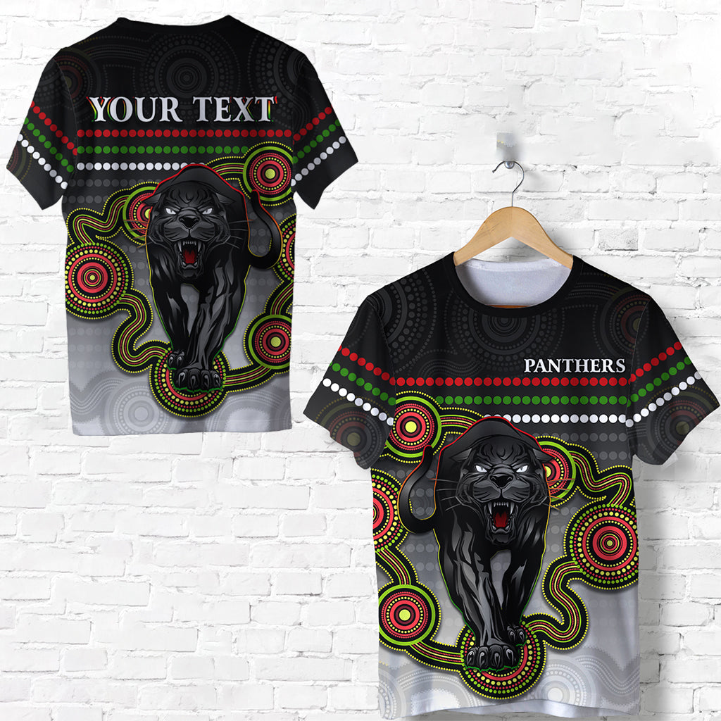 (Custom Personalised) Panthers Indigenous T shirt Version White Alternate - Vibe Hoodie Shop