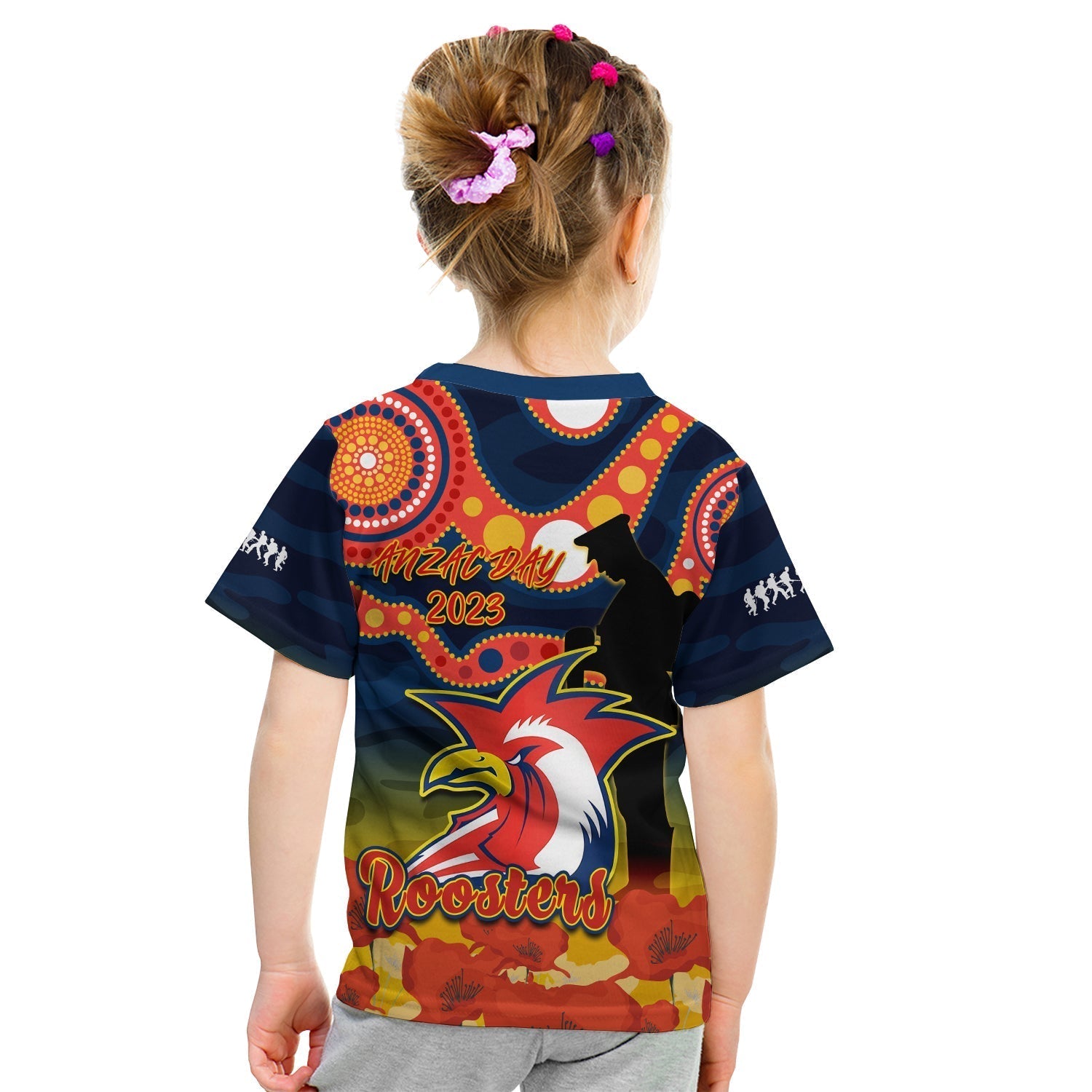 roosters-rugby-anzac-2023-t-shirt-kid-dots-poppy-mix-camouflage-lest-we-forget