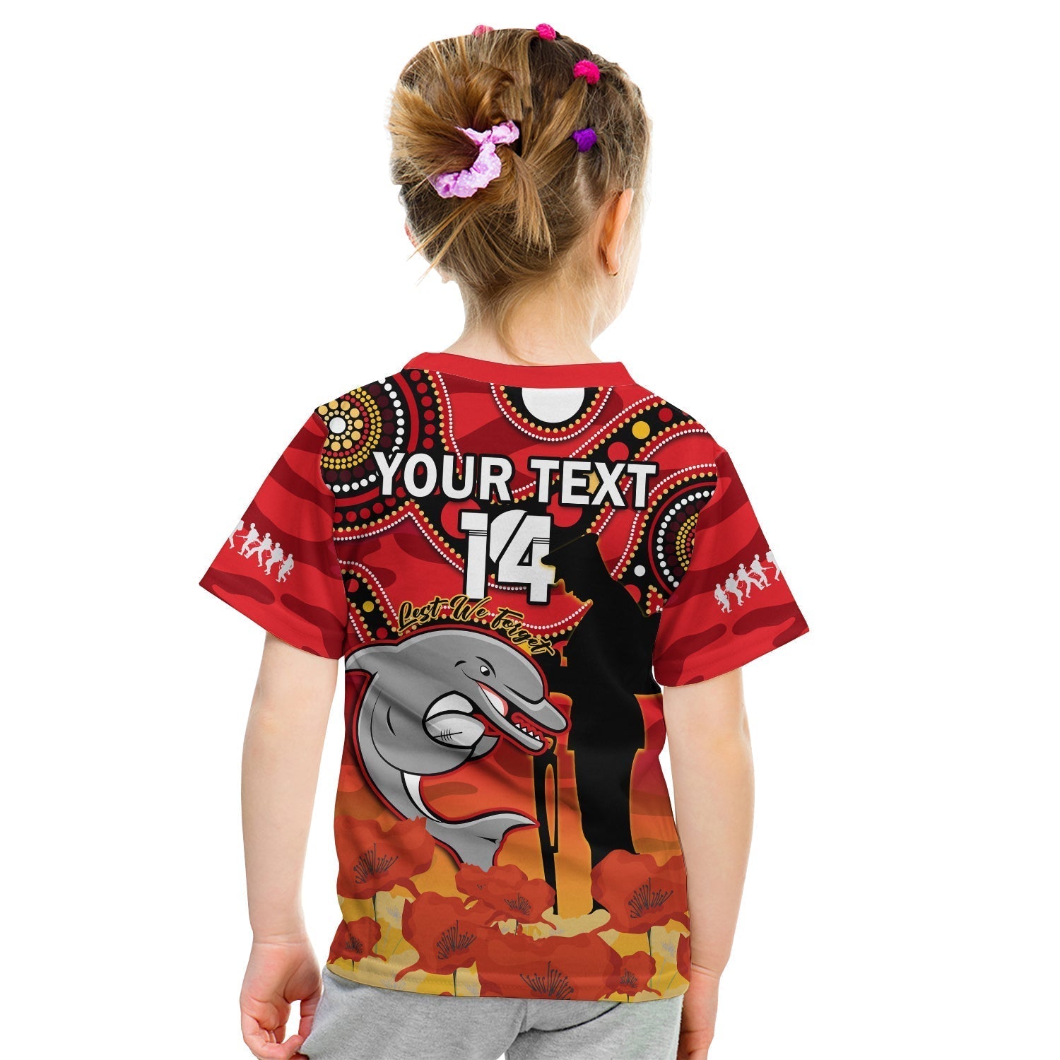 custom-text-and-number-dolphins-rugby-anzac-2023-t-shirt-kid-lest-we-forget