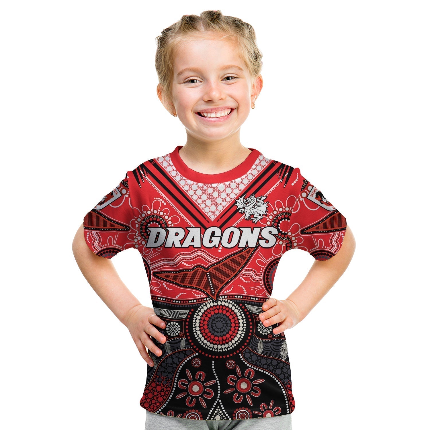 dragons-rugby-t-shirt-kid-indigenous-pattern-artsy-version