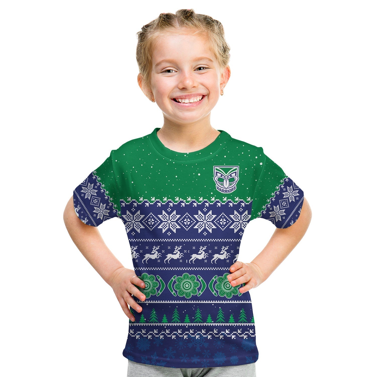 custom-personalised-warriors-rugby-t-shirt-kid-new-zealand-indigenous-merry-christmas