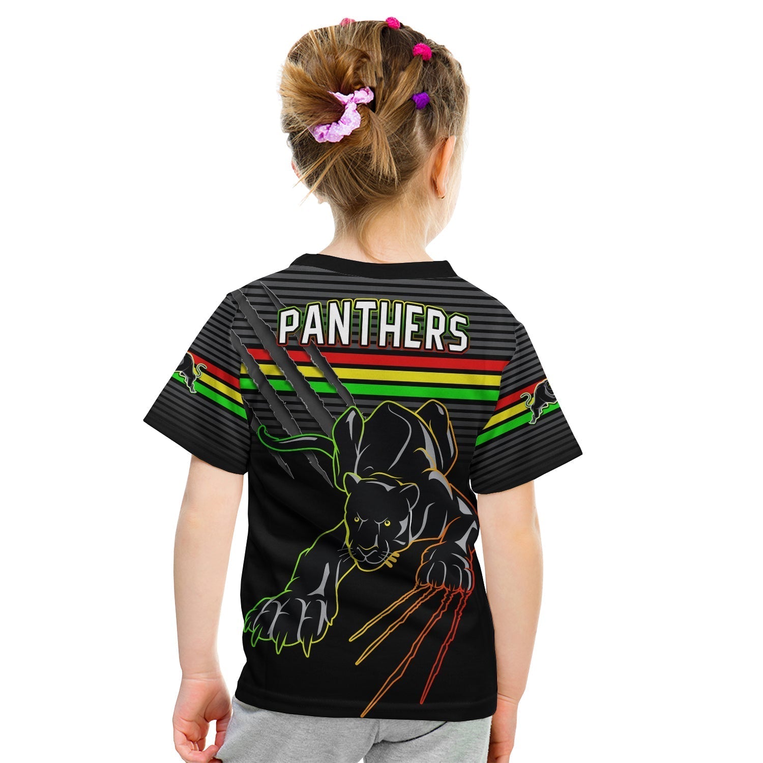 Panthers Proud T Shirt KID Back to Back Premiers 2022 Version Black - Vibe Hoodie Shop