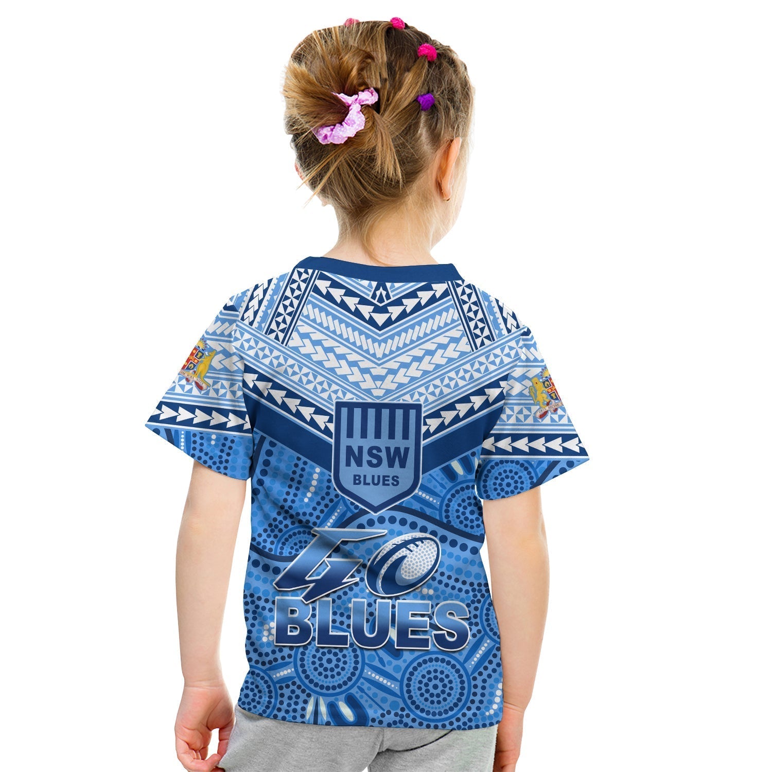 NSW Blues T Shirt Aboriginal and Polynesia Admirable - Vibe Hoodie Shop