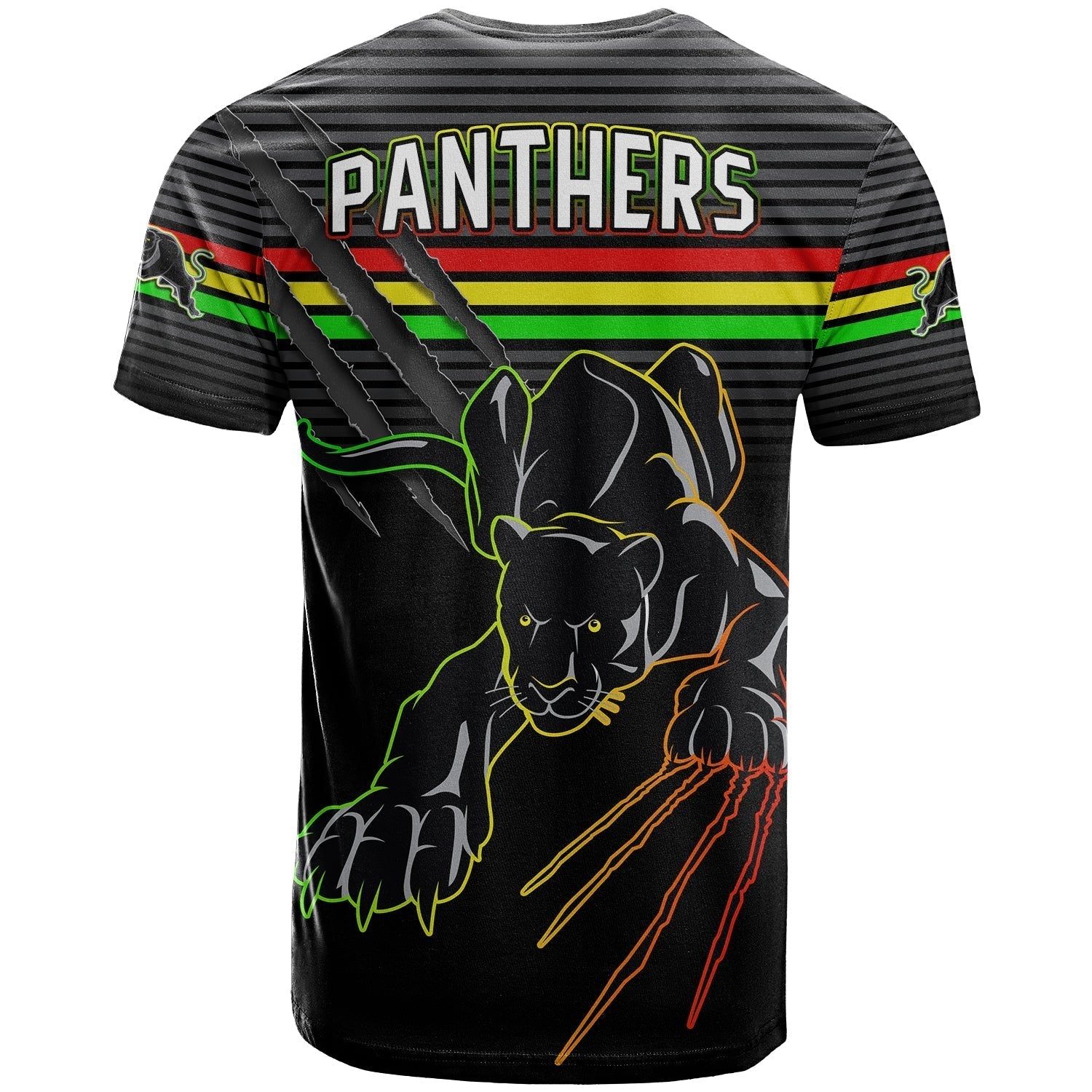 Panthers Proud T Shirt Back to Back Premiers 2022 Version Black - Vibe Hoodie Shop