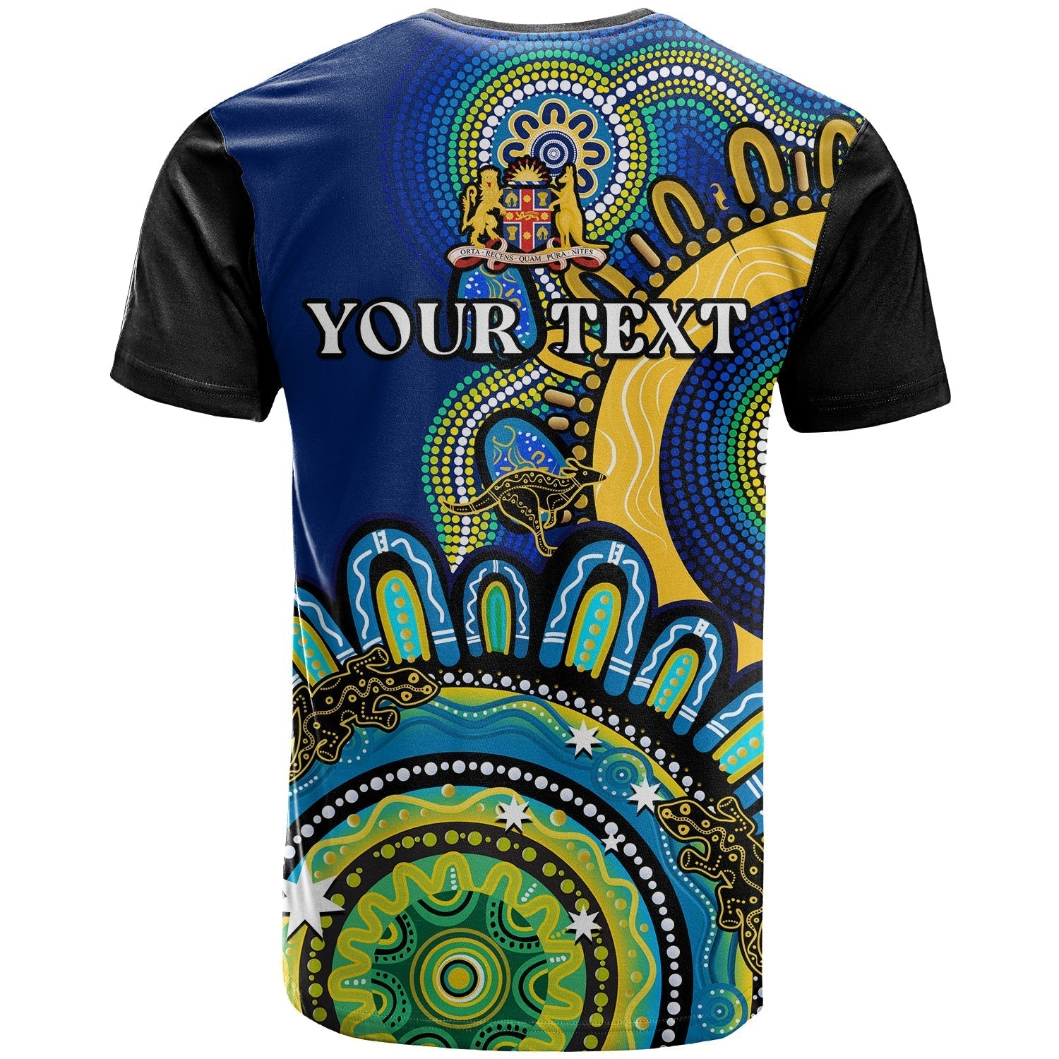 (Custom Personalised) New South Wales State T Shirt NSW Australian Indigenous Art - Vibe Hoodie Shop