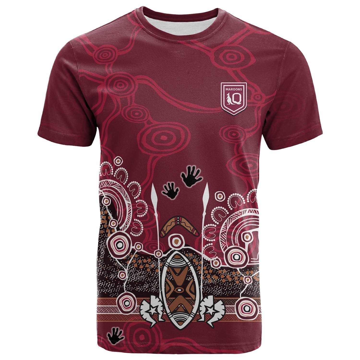 custom-text-and-number-maroons-rugby-t-shirt-queensland-2022-aboriginal-lt13