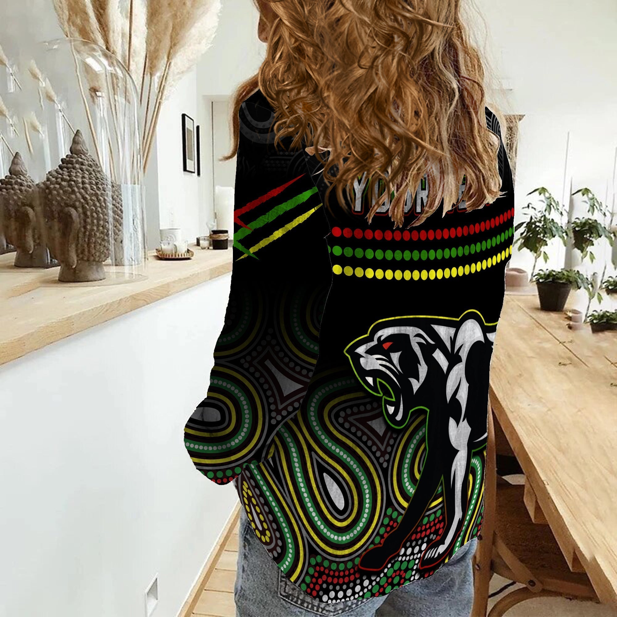 Custom Personalised Panthers Rugby Women Casual Shirt Premiers 2022 Back to Back Champions - Vibe Hoodie Shop