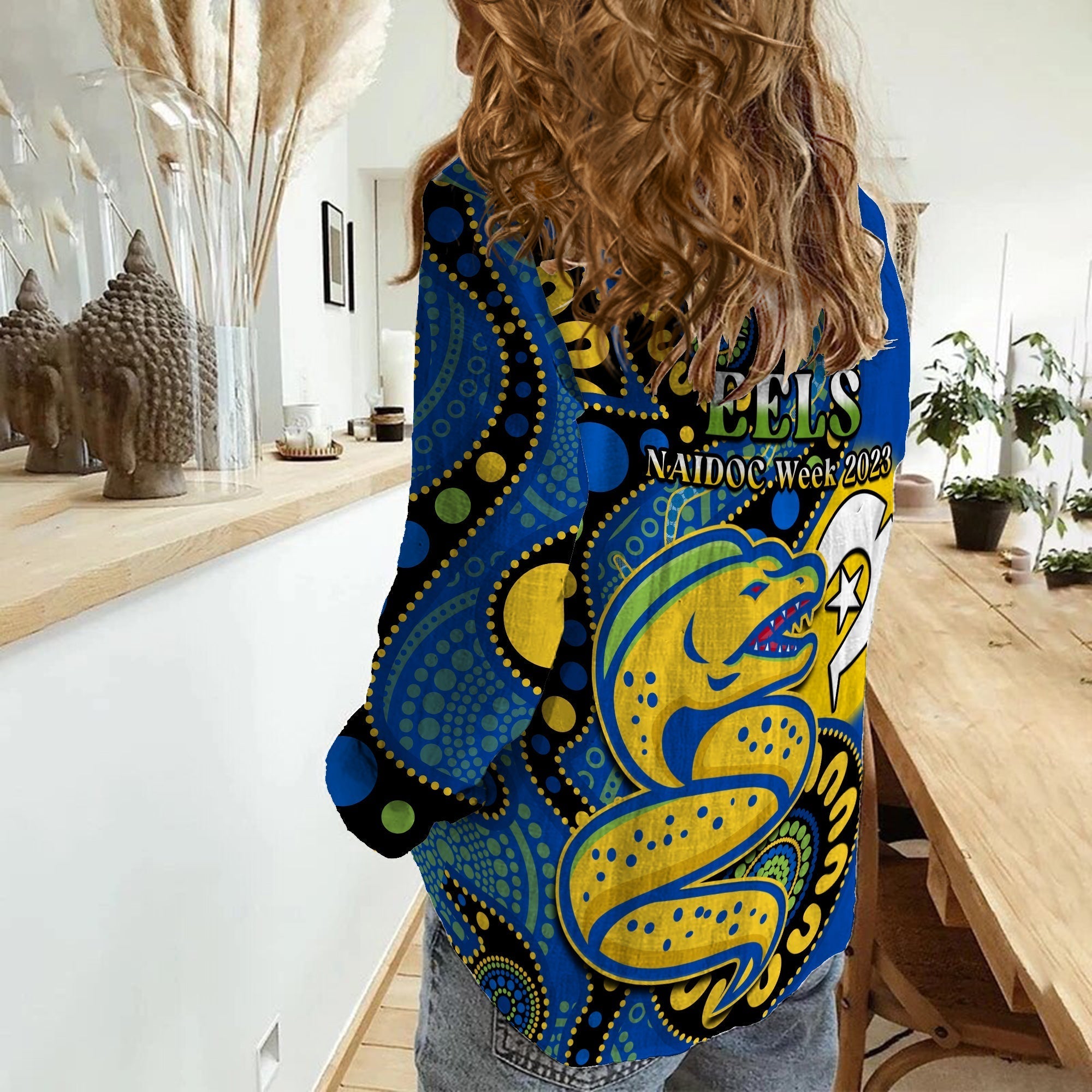 Eels Rugby NAIDOC 2023 Women Casual Shirt For Our Elders Aboriginal - Vibe Hoodie Shop