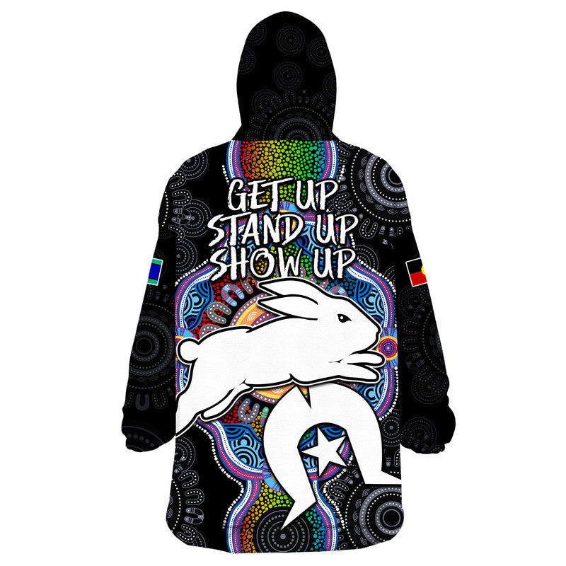 Rabbitoths NAIDOC Week 2022 Wearable Blanket Hoodie Indigenous - Vibe Hoodie Shop