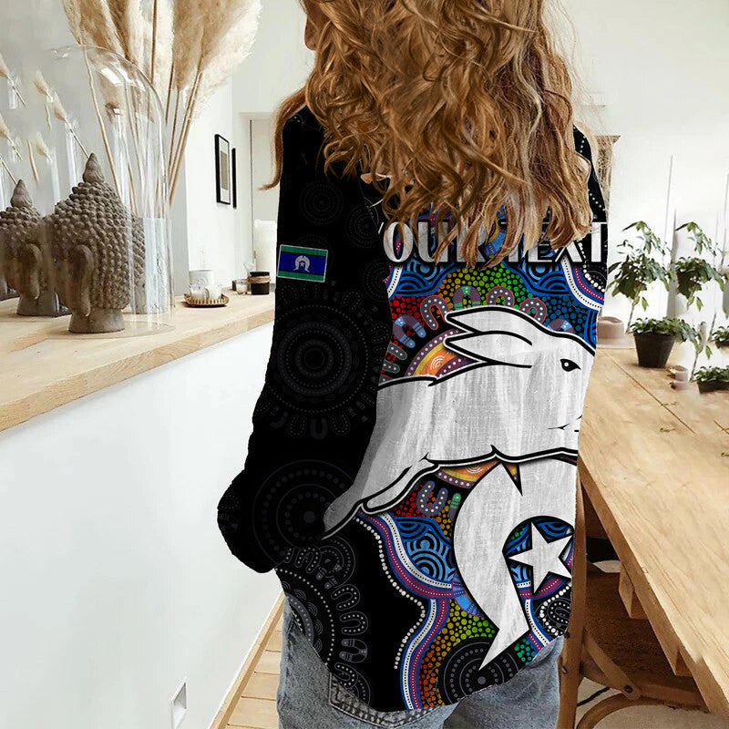(Custom Personalised) Rabbitoths NAIDOC Week 2022 Women Casual Shirt Indigenous - Vibe Hoodie Shop