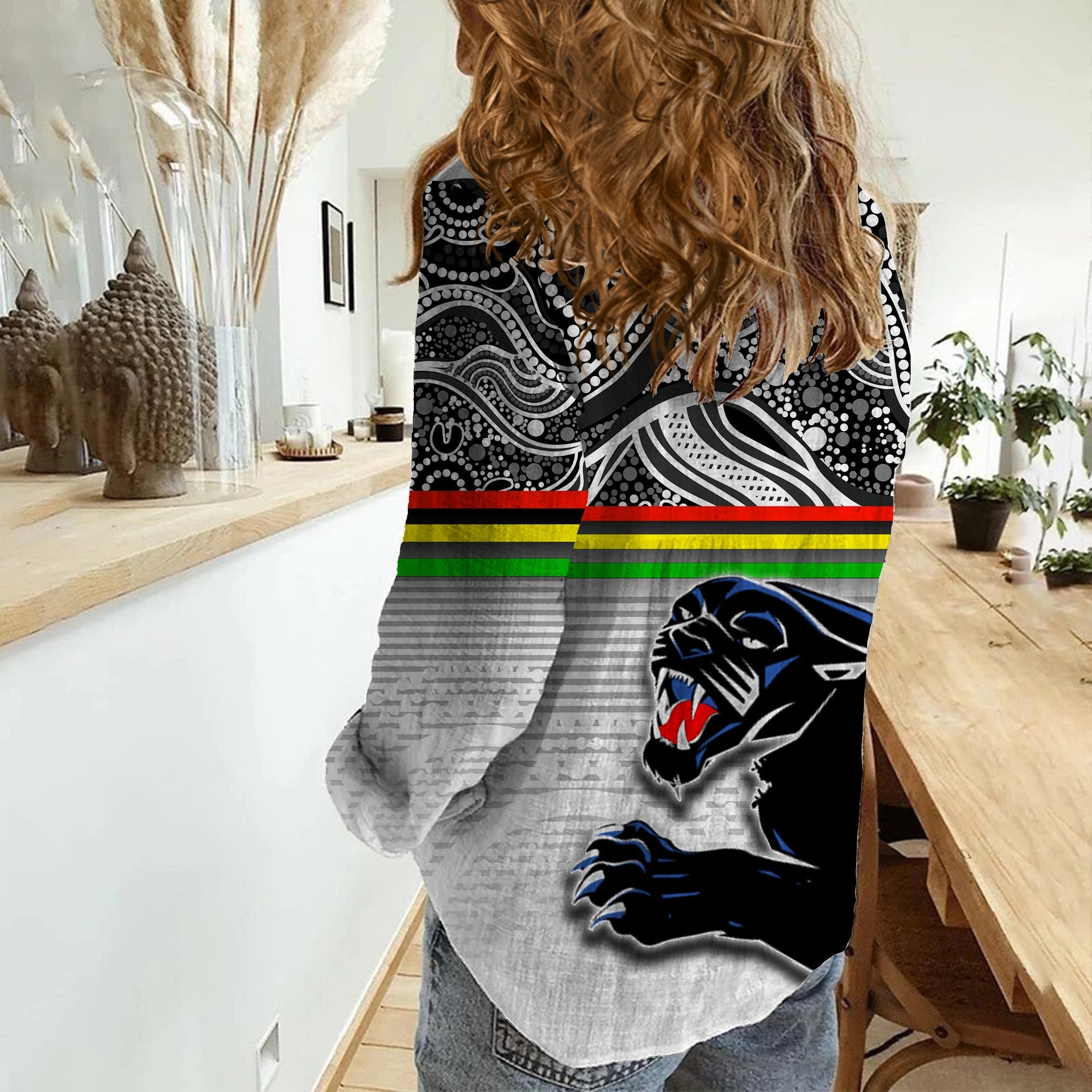 Panthers Rugby Champions 2022 Indigenous Basic Style Casual Shirt - Vibe Hoodie Shop