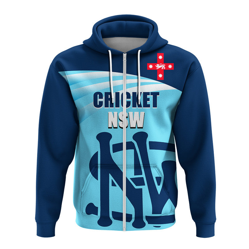 (Custom Personalised And Number) NSW Cricket Hoodie LT6 - Vibe Hoodie Shop