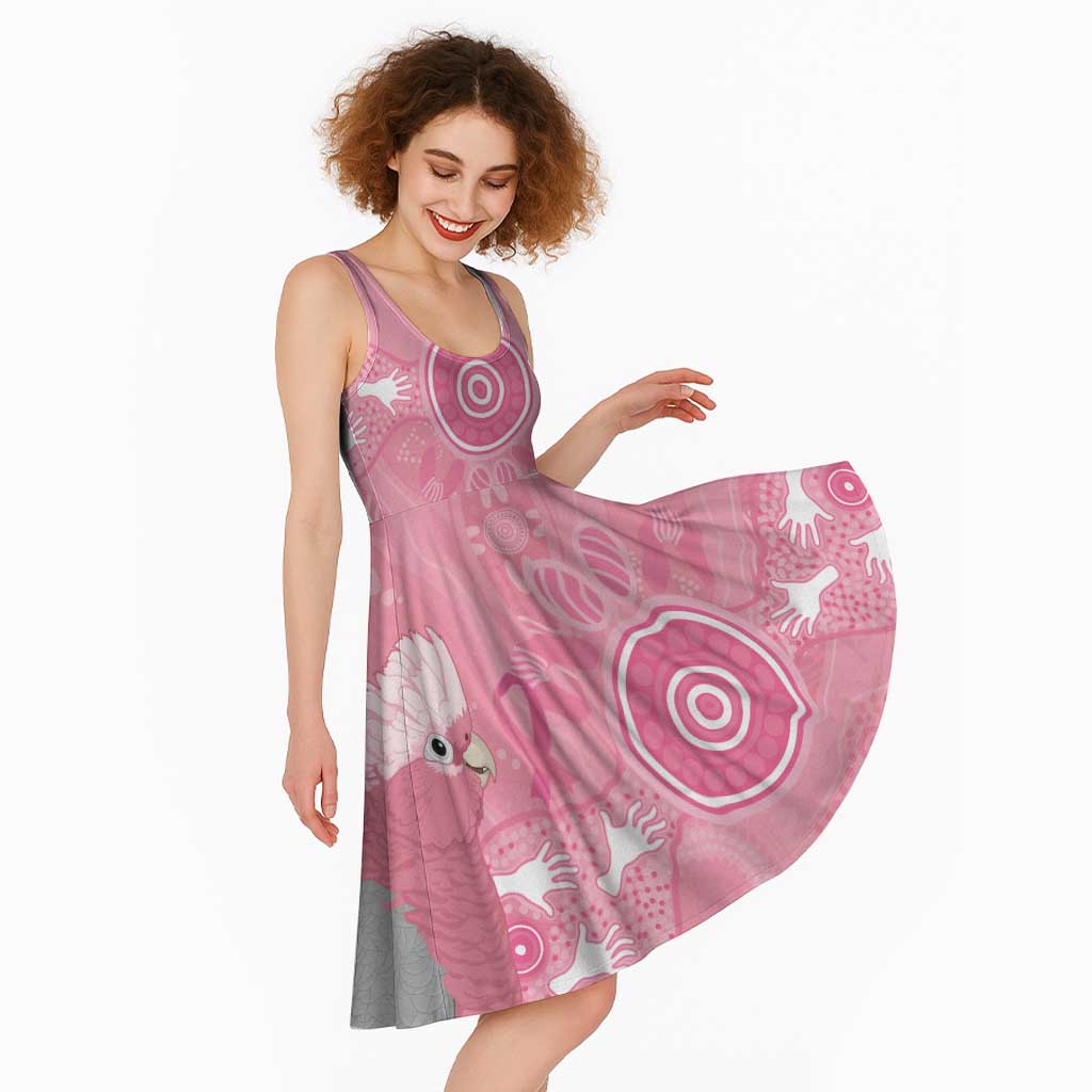 Australia Breast Cancer Awareness Midi Dress Galah Faith Hope Love Pink Month - Vibe Hoodie