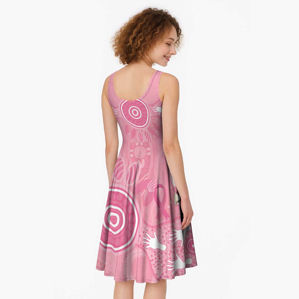 Australia Breast Cancer Awareness Midi Dress Galah Faith Hope Love Pink Month - Vibe Hoodie