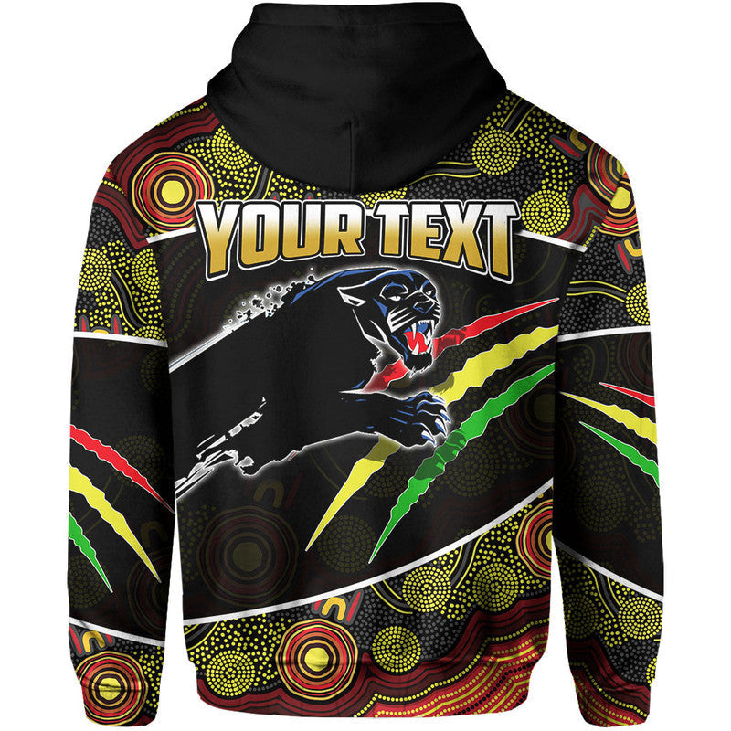 (Custom Personalised) Panthers Rugby Hoodie Aboriginal Basic Style LT6 - Vibe Hoodie Shop