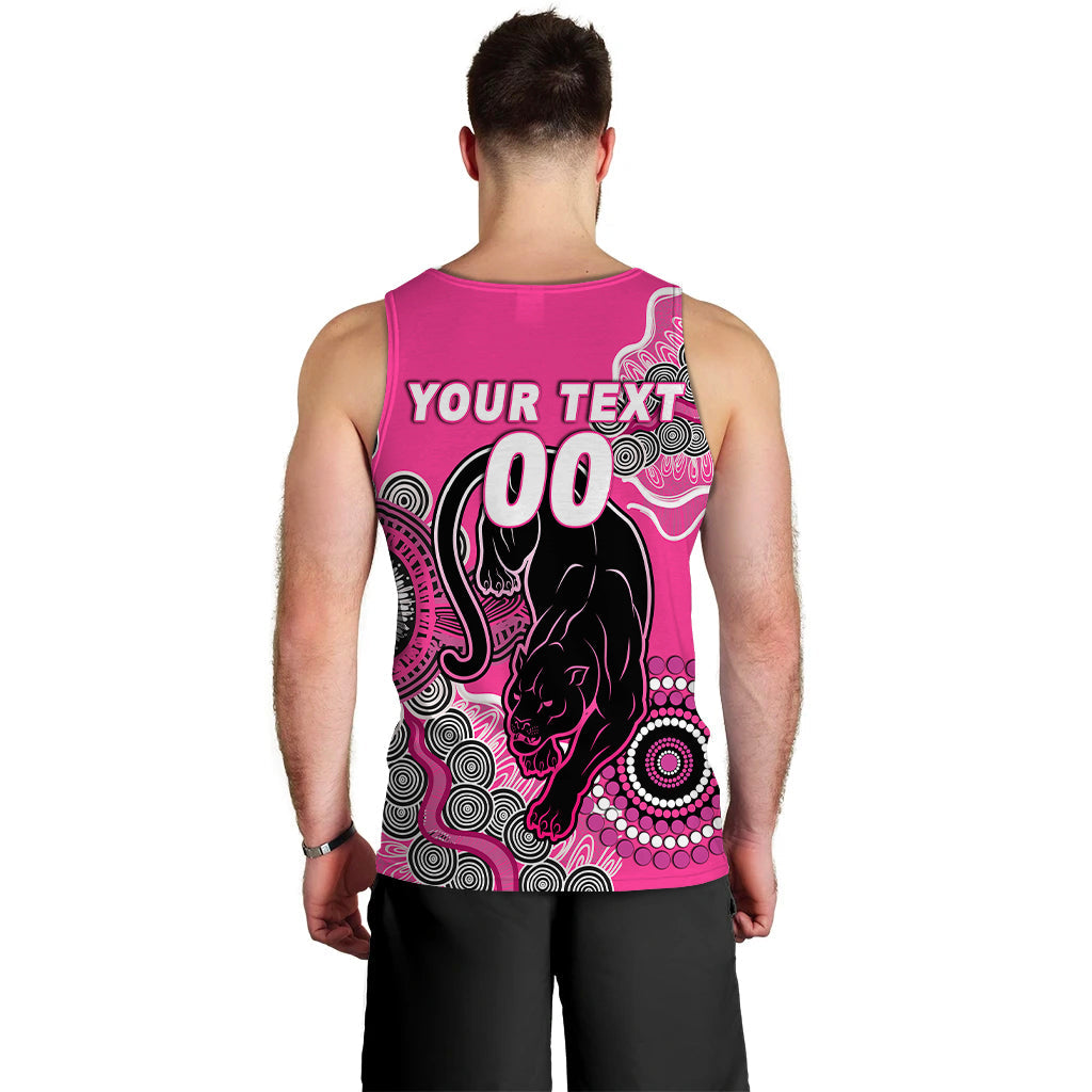 (Custom Personalised) Panthers Rugby 2022 Aboriginal Art Men Tank Top - - Vibe Hoodie Shop