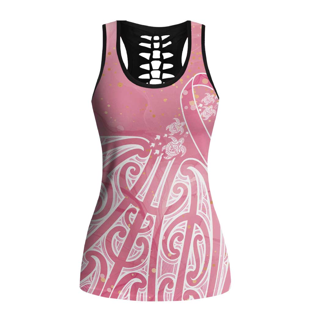 Breast Cancer Awareness Maori Hollow Tank Top Kia Kaha Kia Maia Kia Manawanui - Vibe Hoodie
