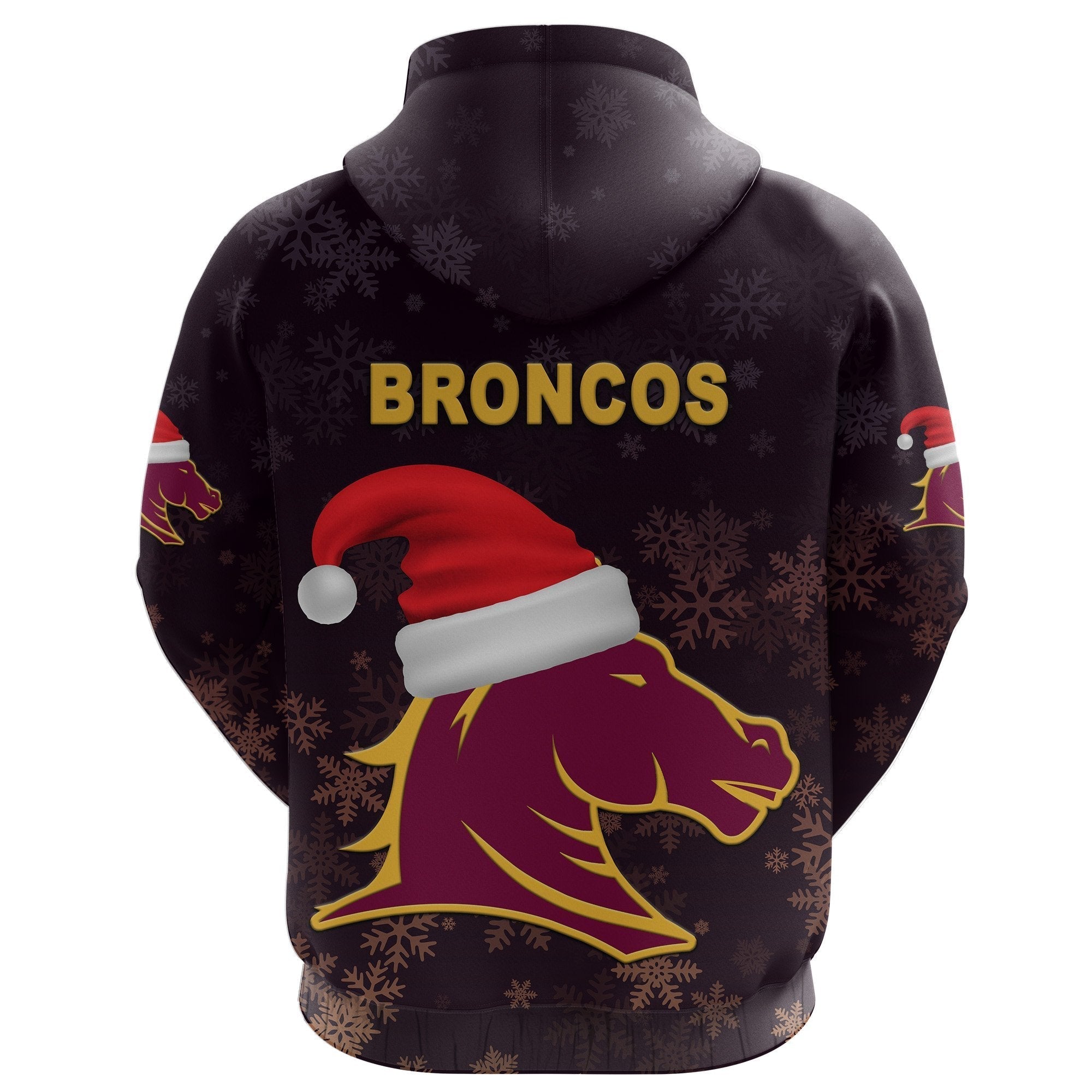 Brisbane Hoodie Broncos Christmas - Vibe Hoodie Shop