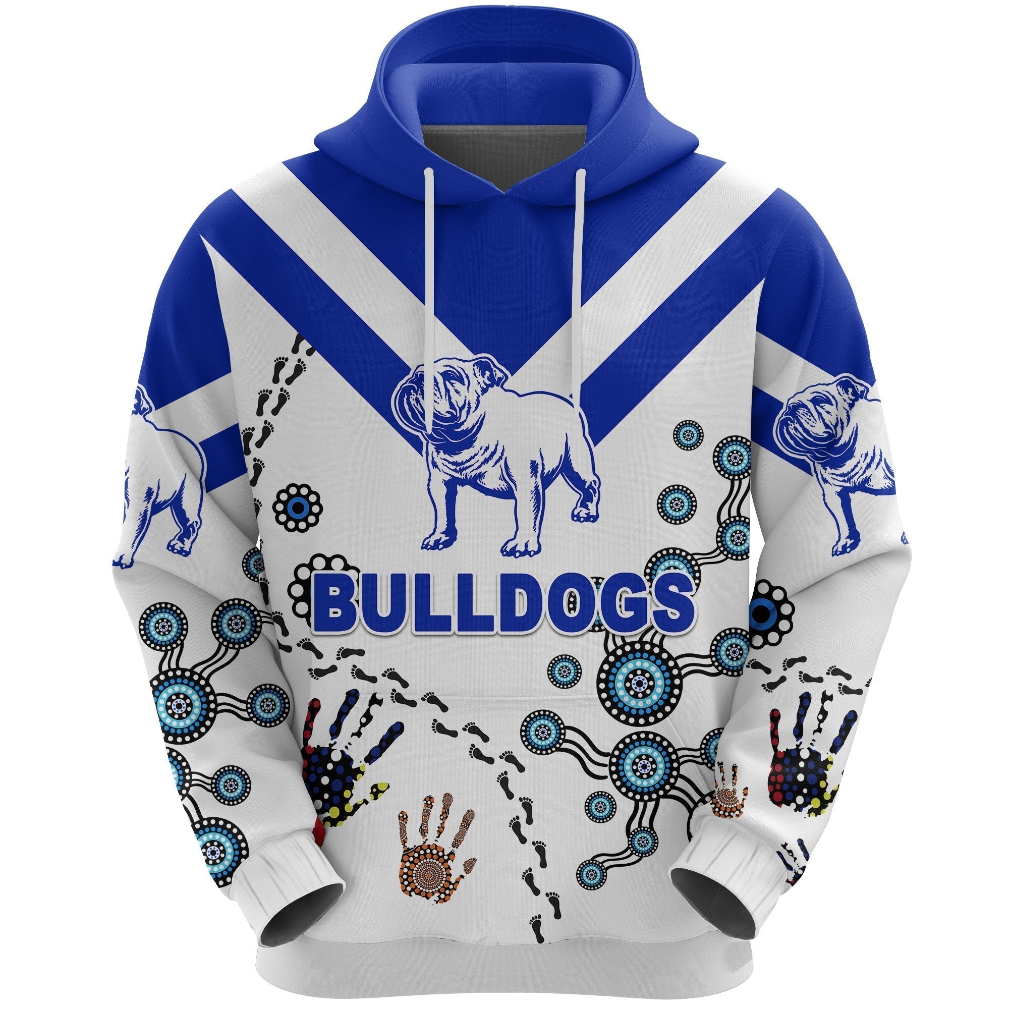 Canterbury - Bankstown Bulldogs Hoodie Indigenous - NO.2 - Vibe Hoodie Shop