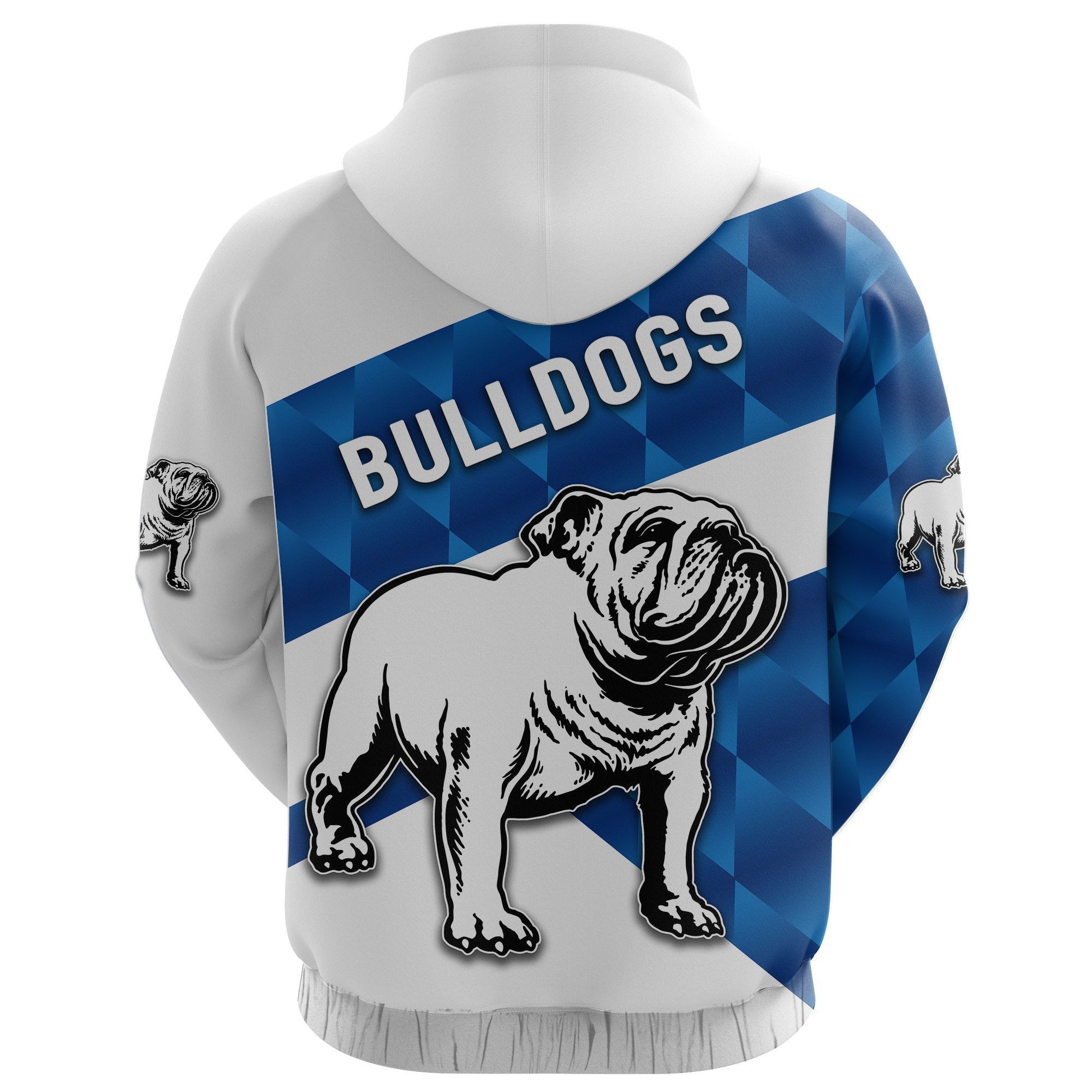 (Custom Personalised) Bulldogs Hoodie Sporty Style - Vibe Hoodie Shop