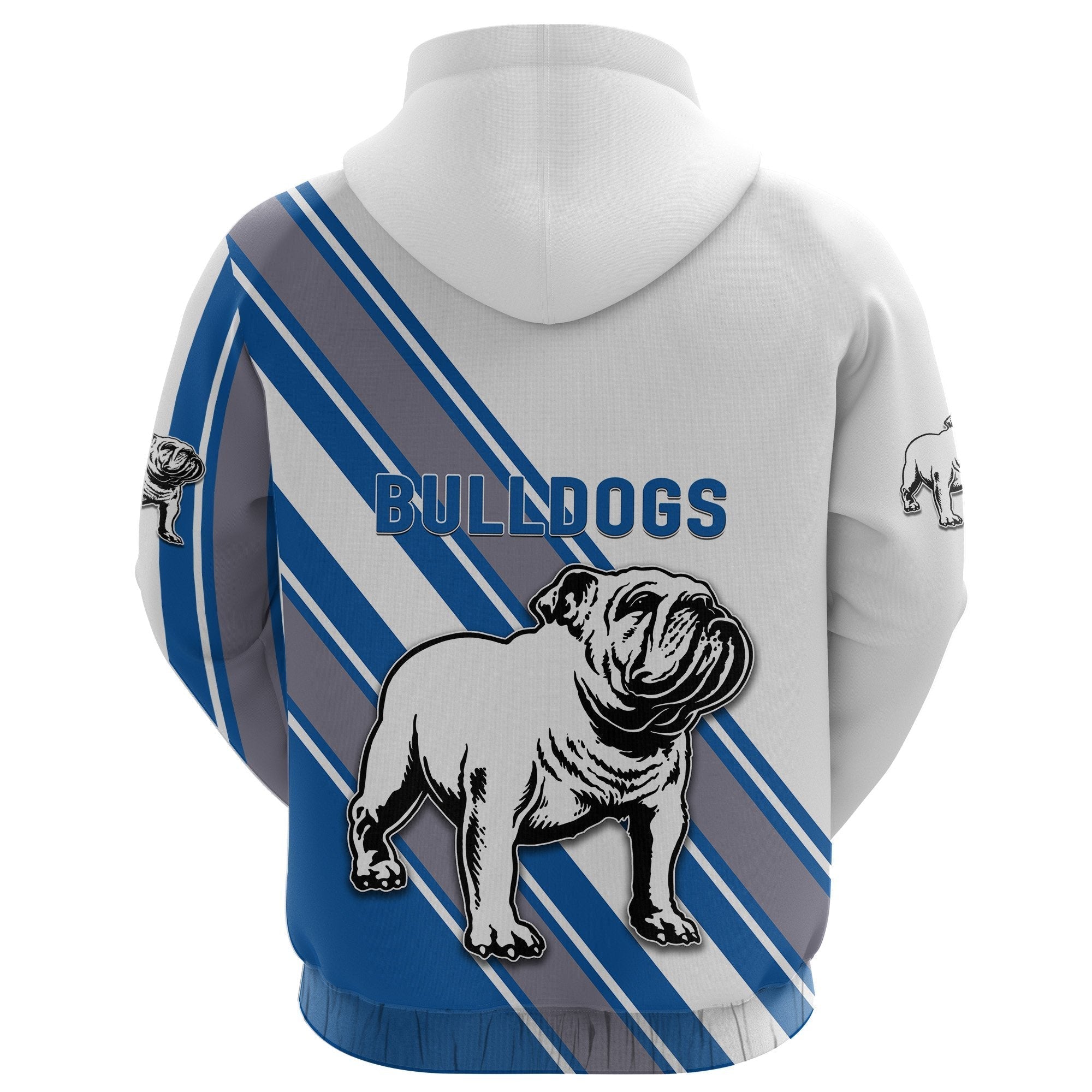 (Custom Personalised) Canterbury - Bankstown Bulldogs Hoodie Simple Style - Vibe Hoodie Shop