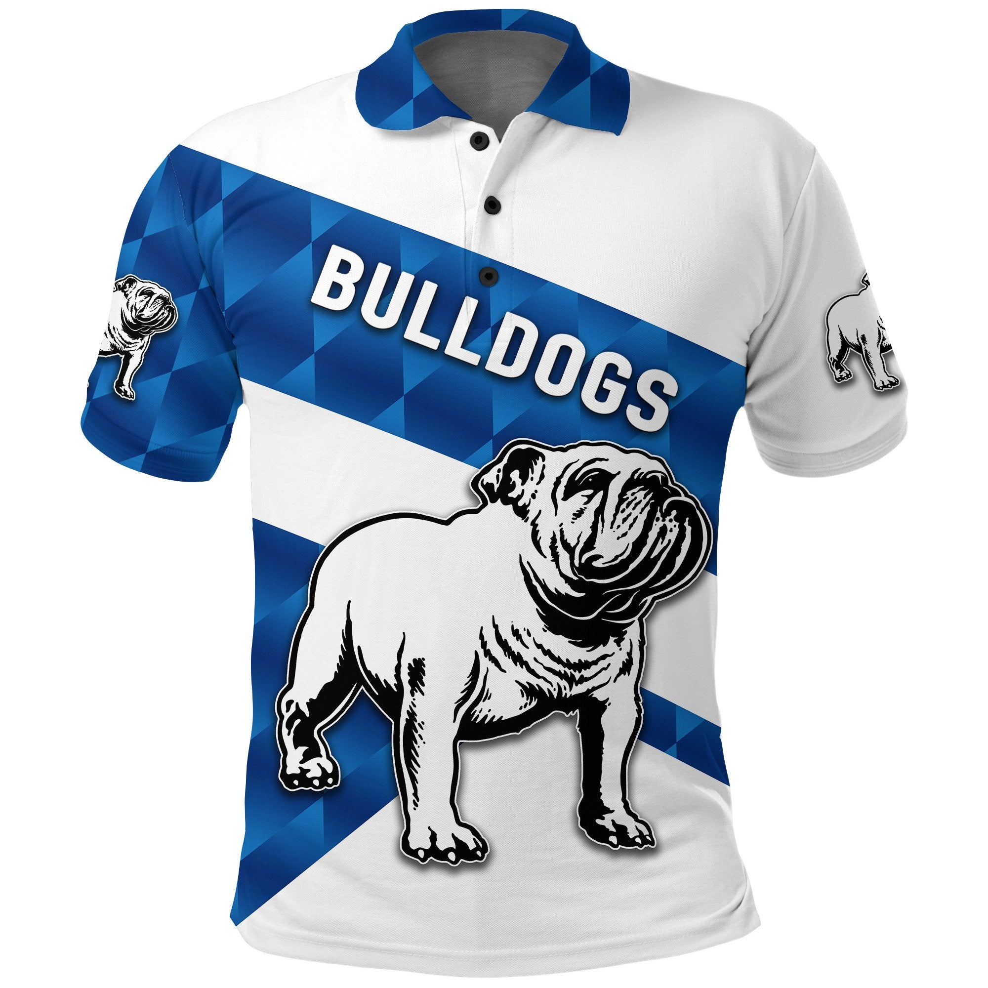 Bulldogs Polo Shirt Sporty Style - Vibe Hoodie Shop