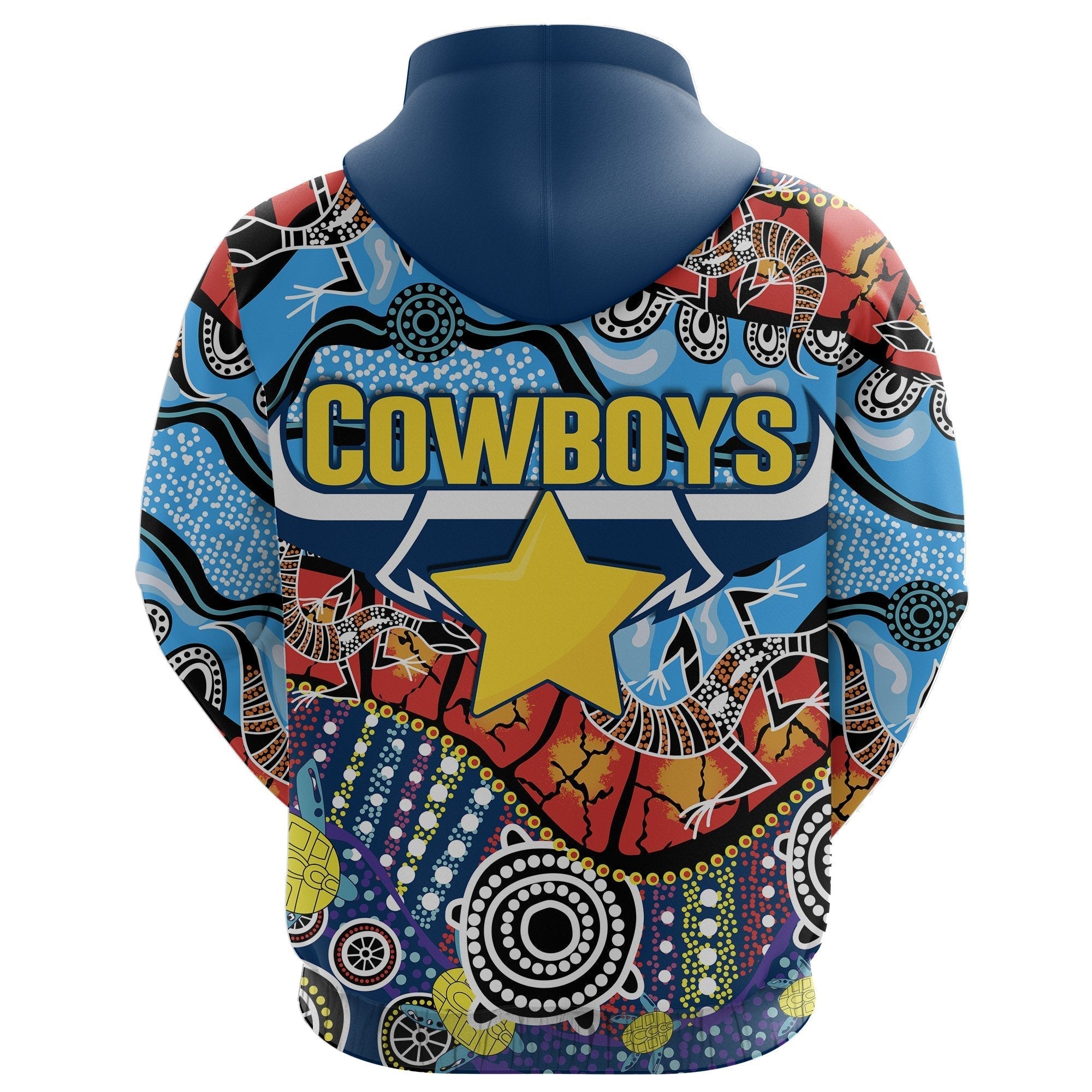 Cowboys Indigenous Zip Hoodie - Vibe Hoodie Shop