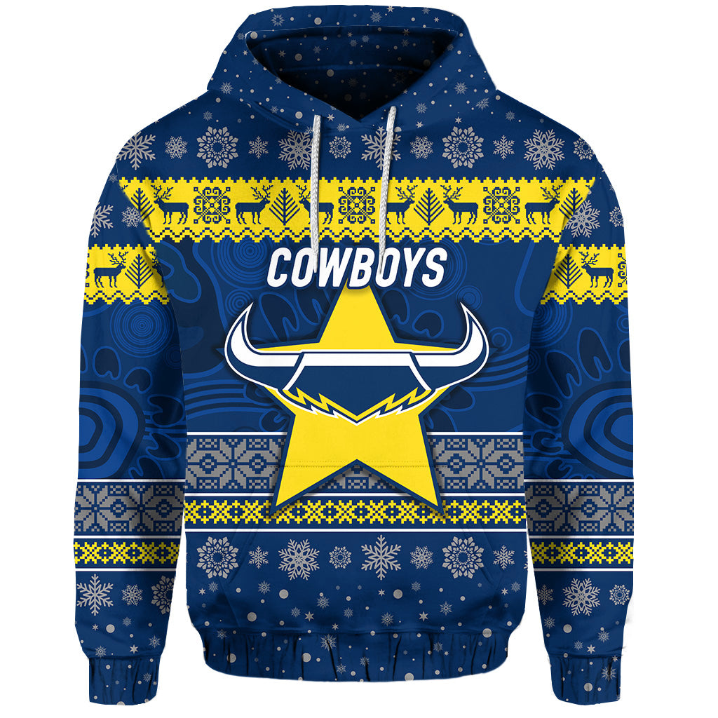 North Queensland Cowboys Hoodie Christmas Simple Style LT8 - Vibe Hoodie Shop