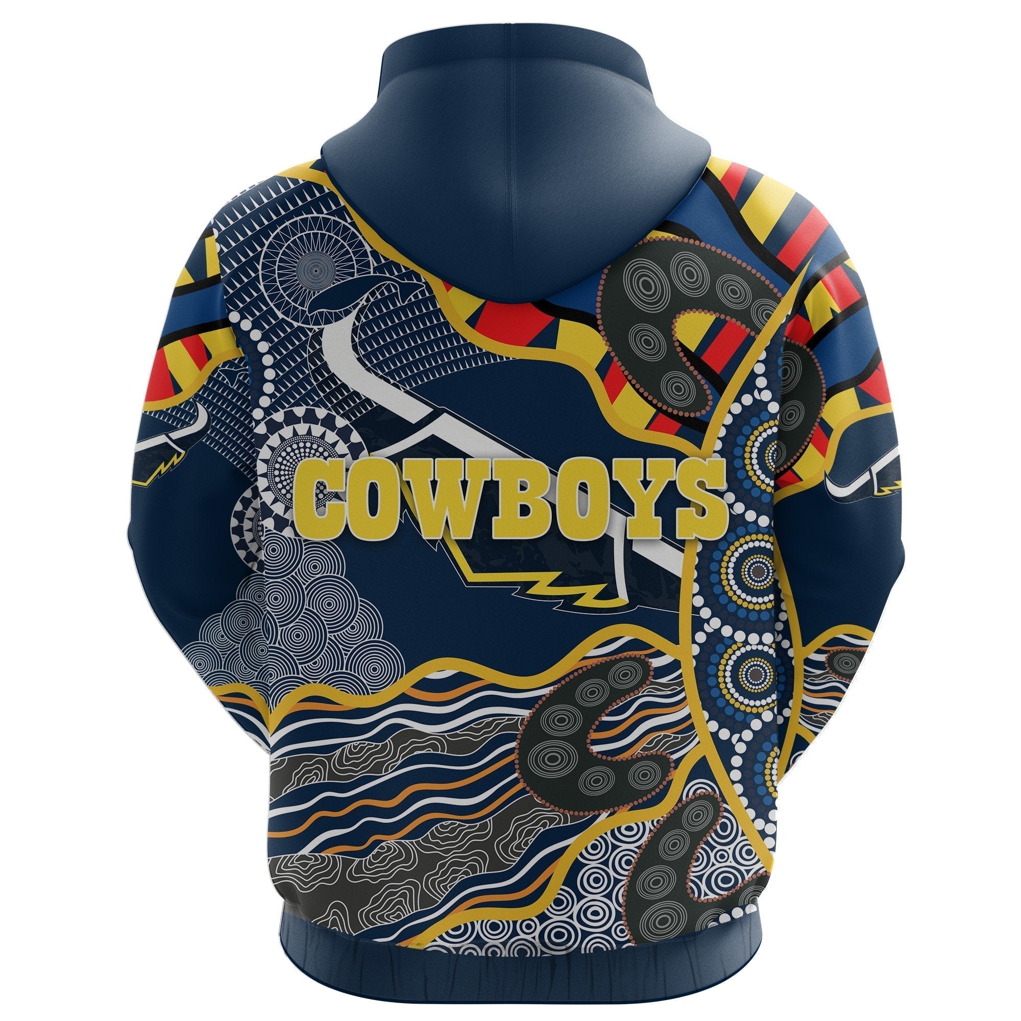 Cowboys Zip Hoodie Unique Indigenous - Vibe Hoodie Shop